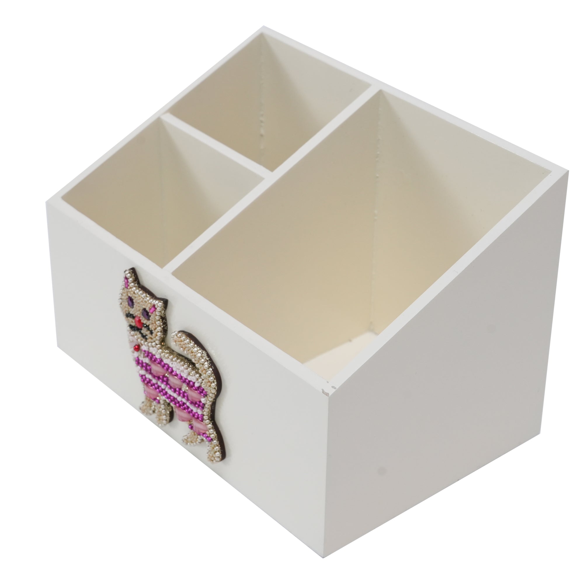 Set of Two pieces Beaded Motif Stationery Holder