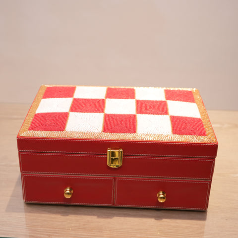 Beaded Jewelry Box