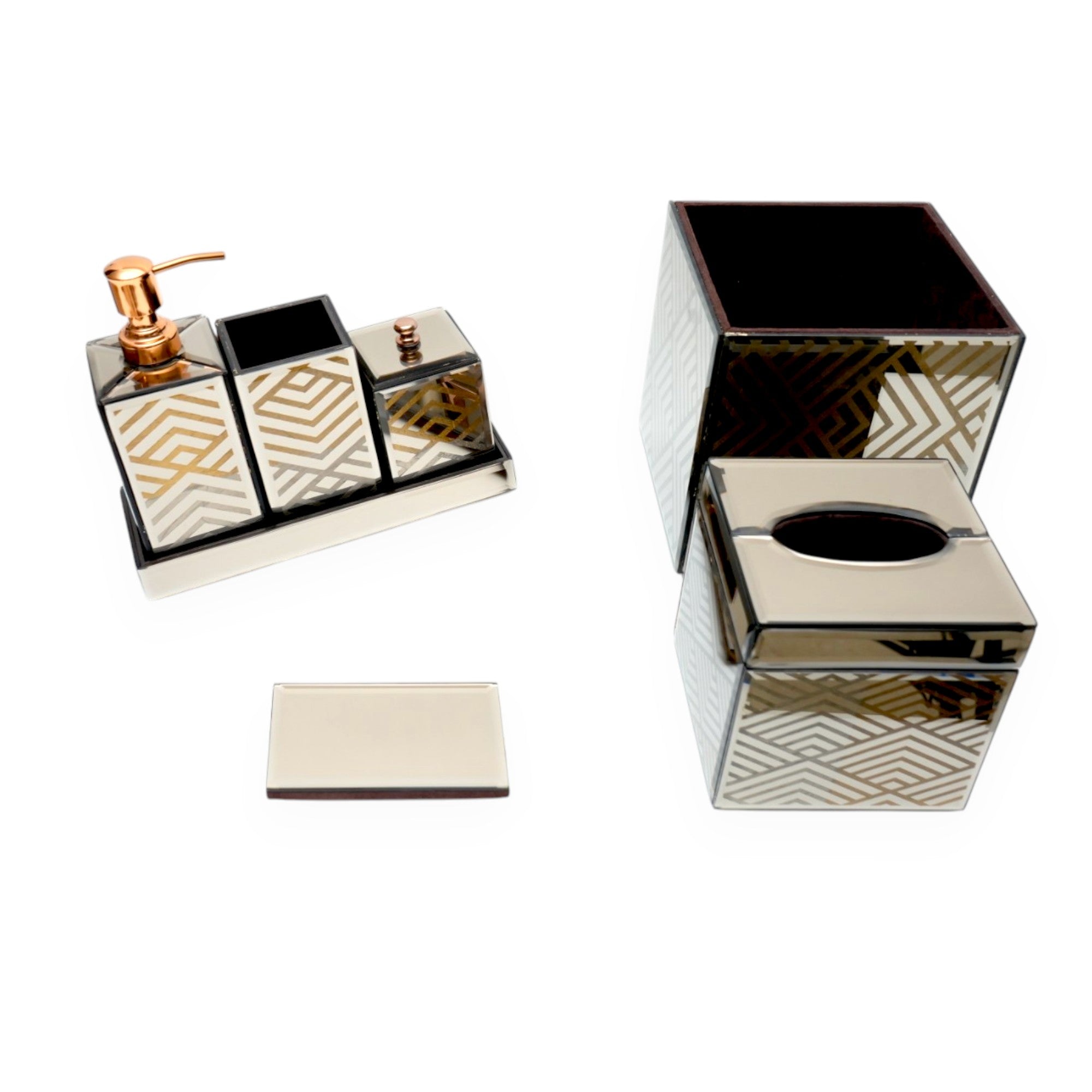 7 Pieces Bathroom Accessory Set for Modern Bathroom