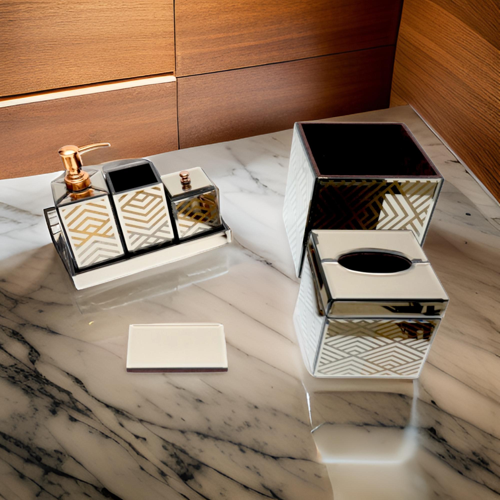 7 Pieces Bathroom Accessory Set for Modern Bathroom