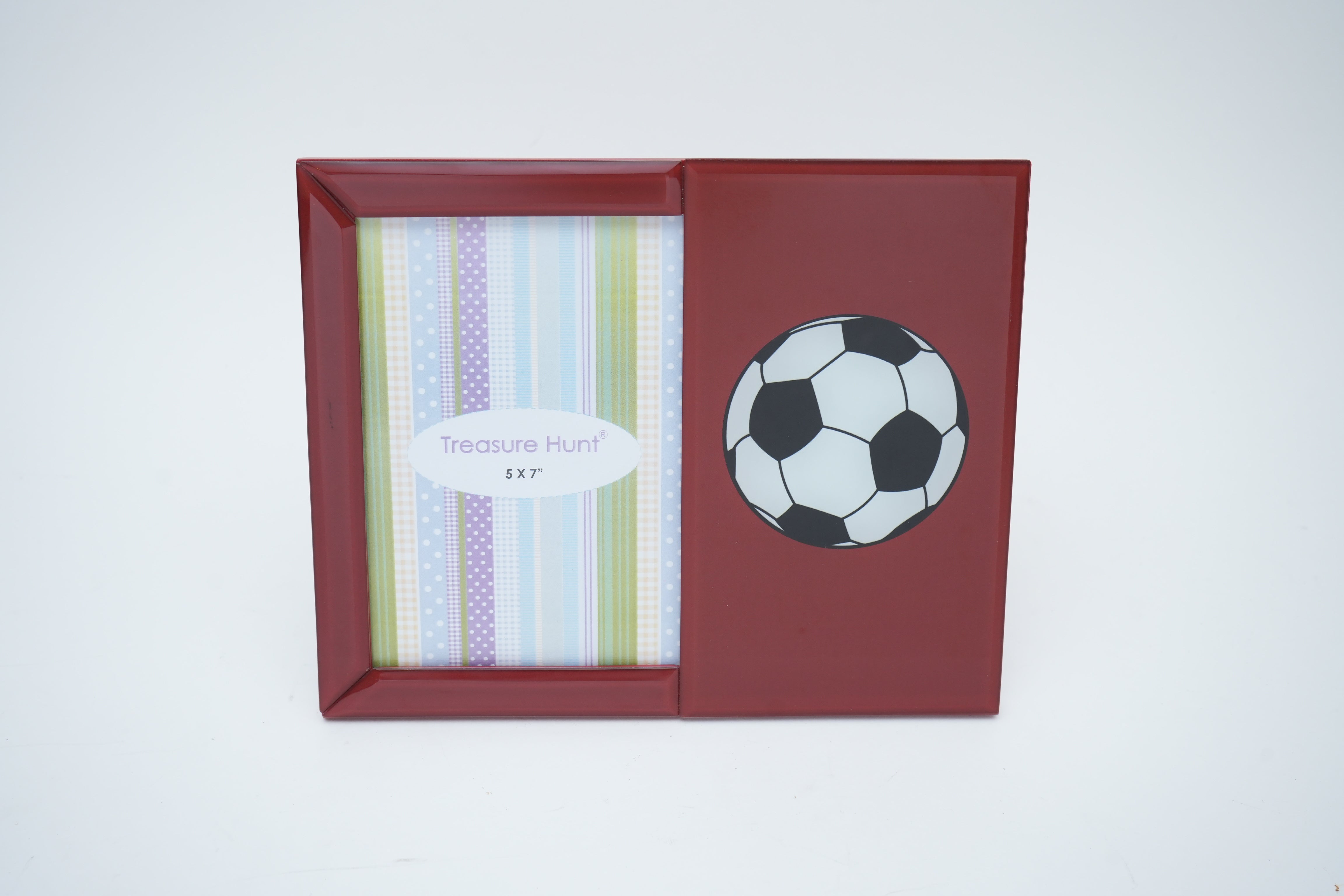 Premium Glass Photo Frame  with Football Design