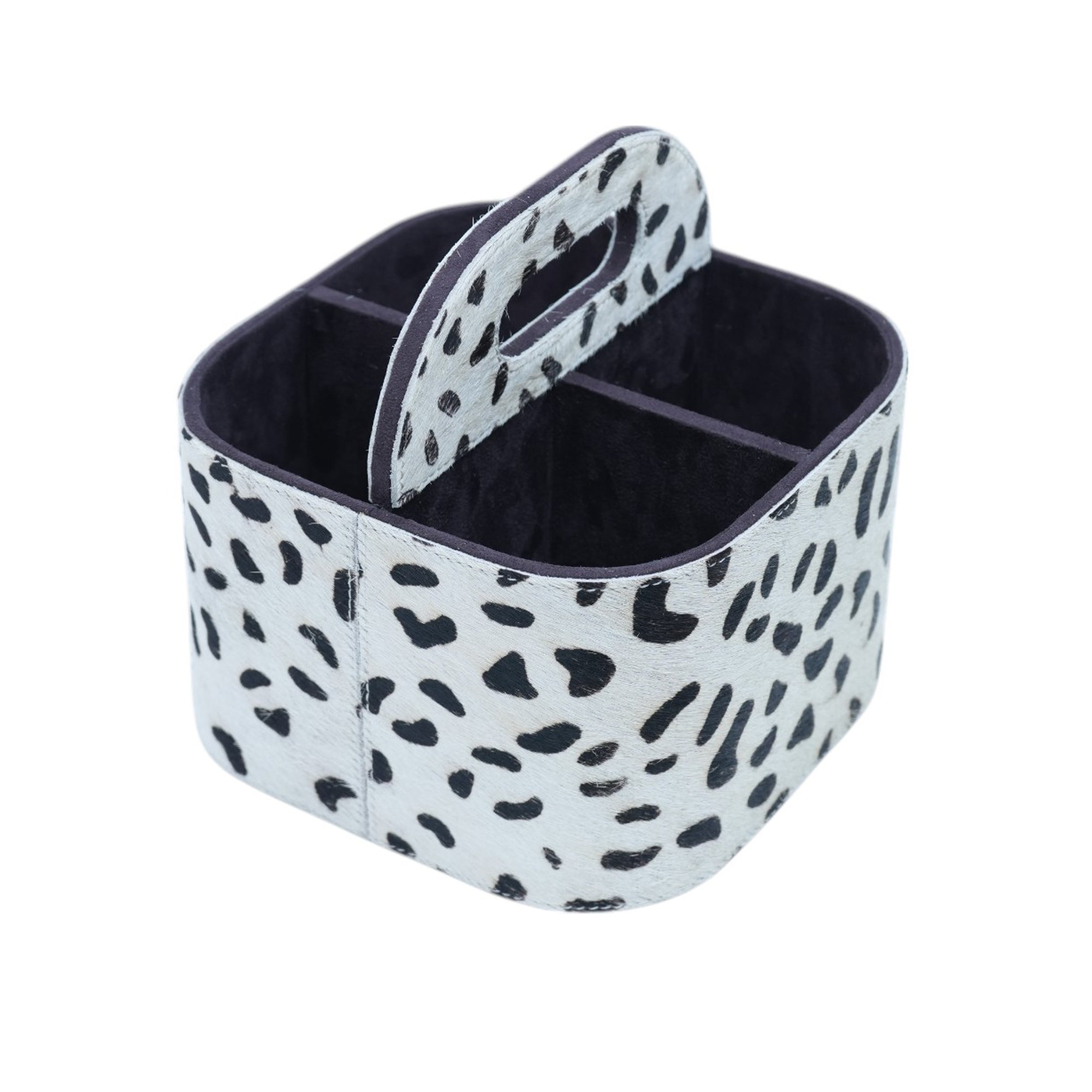 Premium Black White Desk Organizer