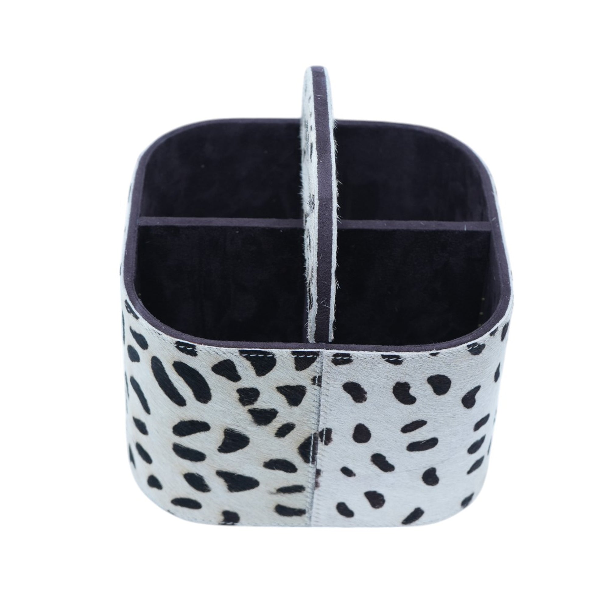 Premium Black White Desk Organizer