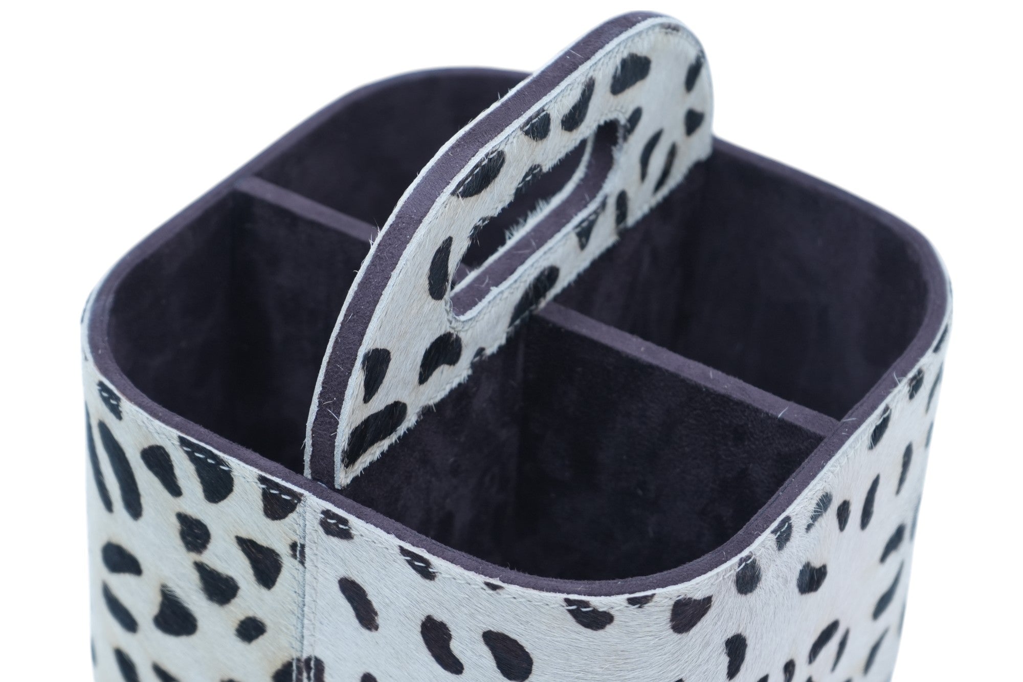 Premium Black White Desk Organizer