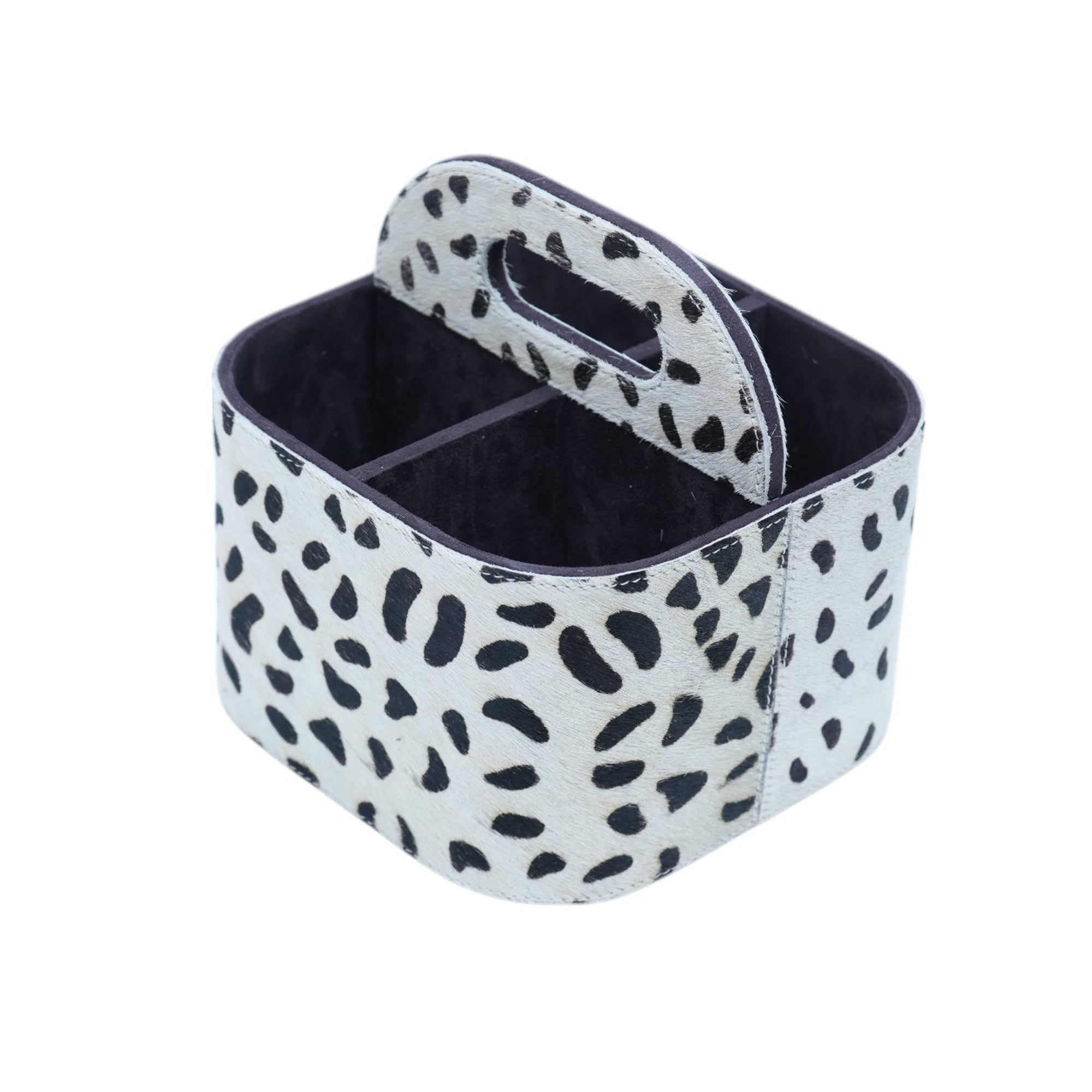 Premium Black White Desk Organizer