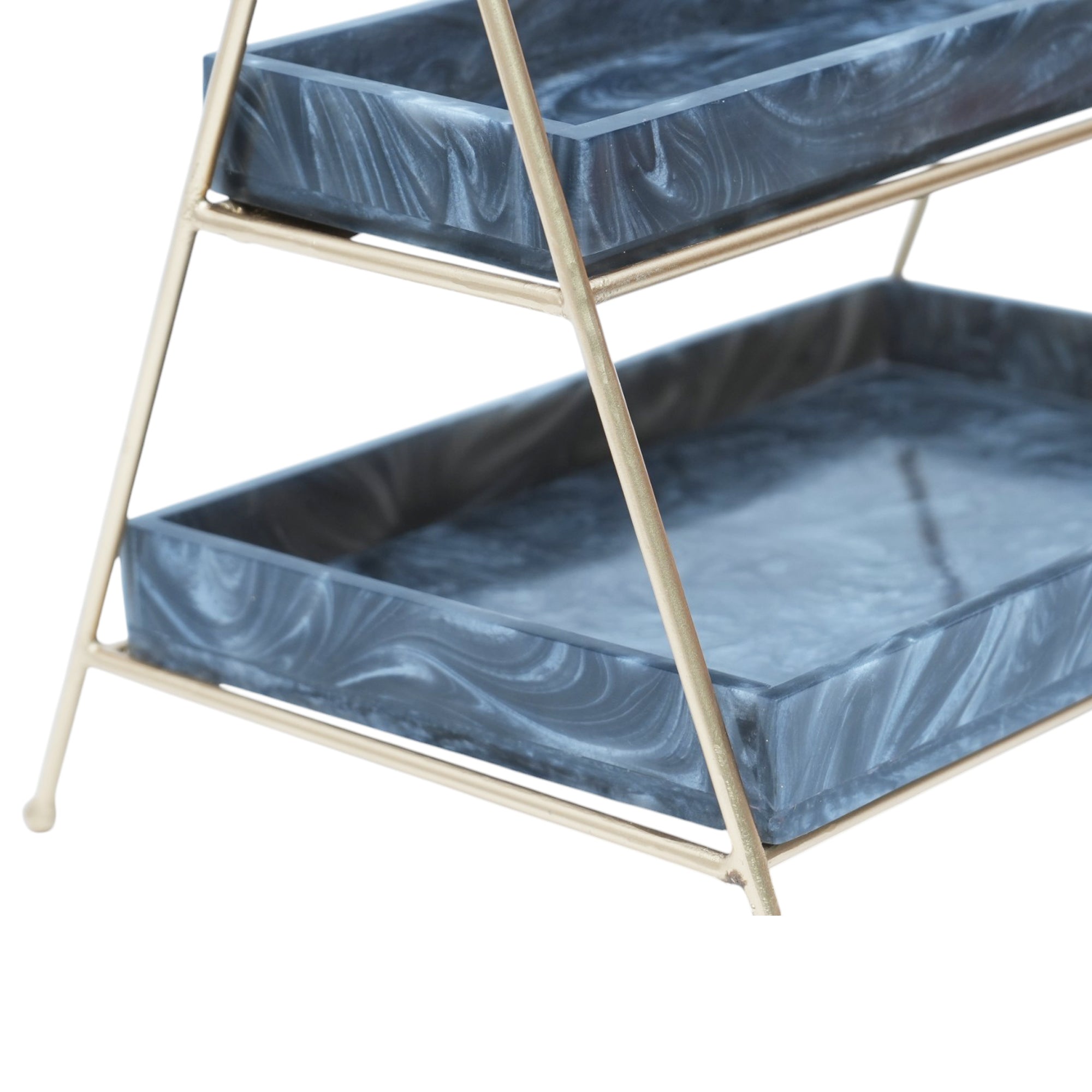 Two Tier Metal Serving Food Platter