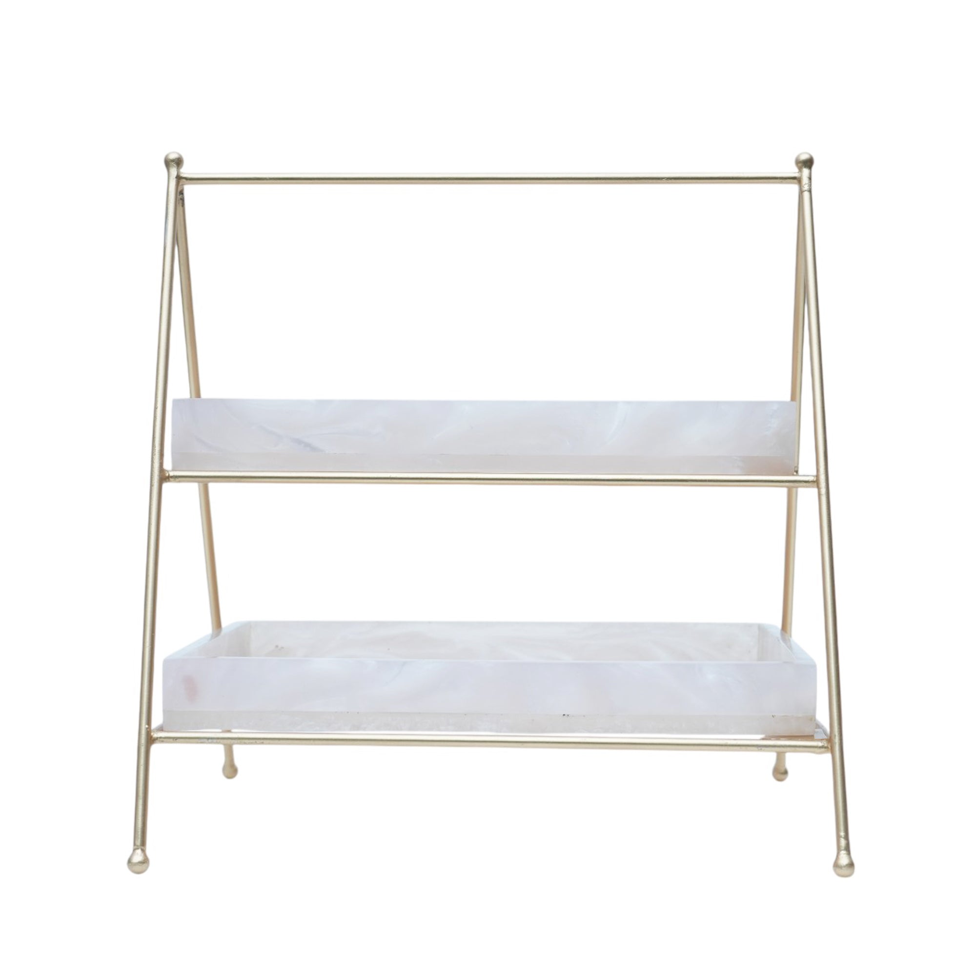 Two Tier Metal Serving Food Platter