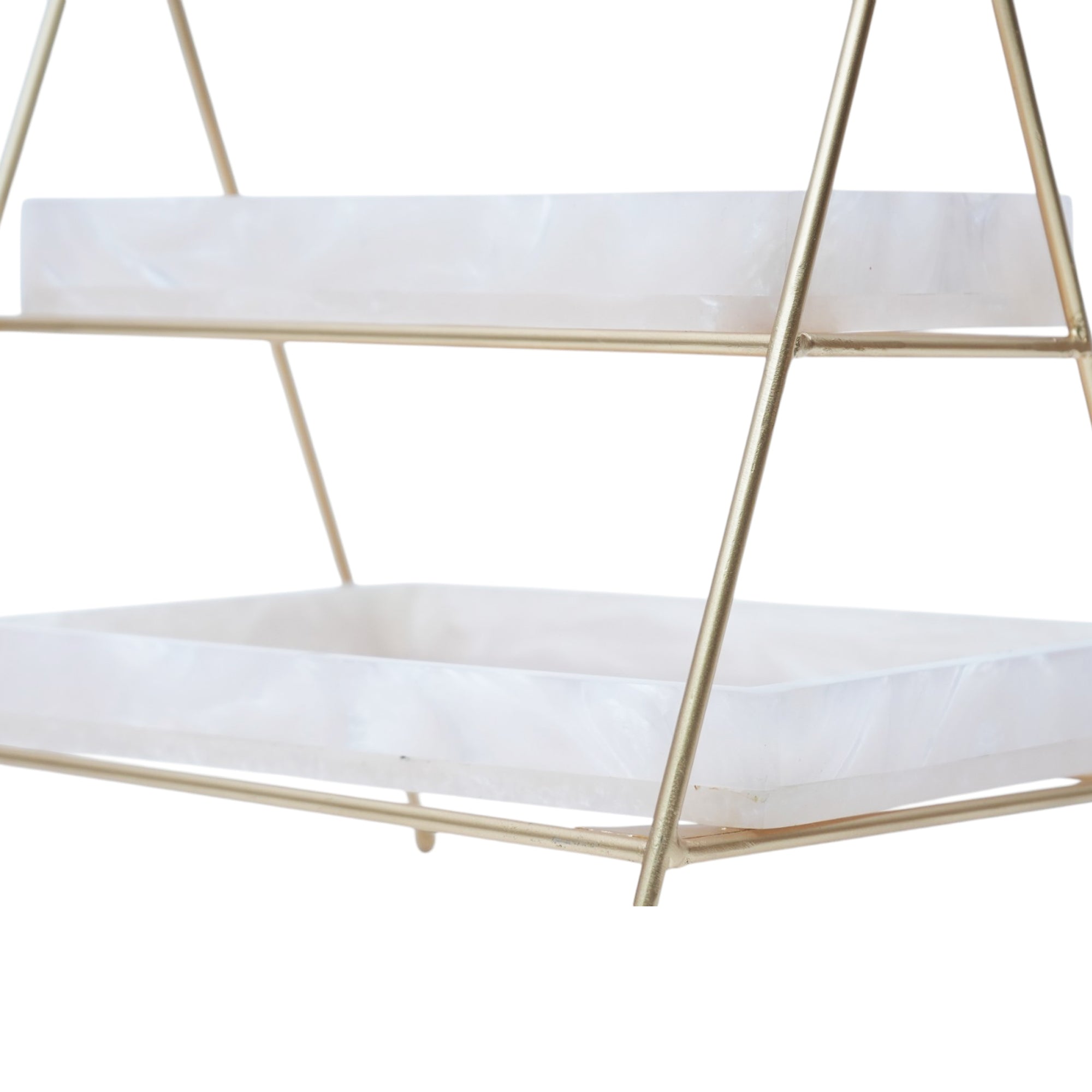 Two Tier Metal Serving Food Platter