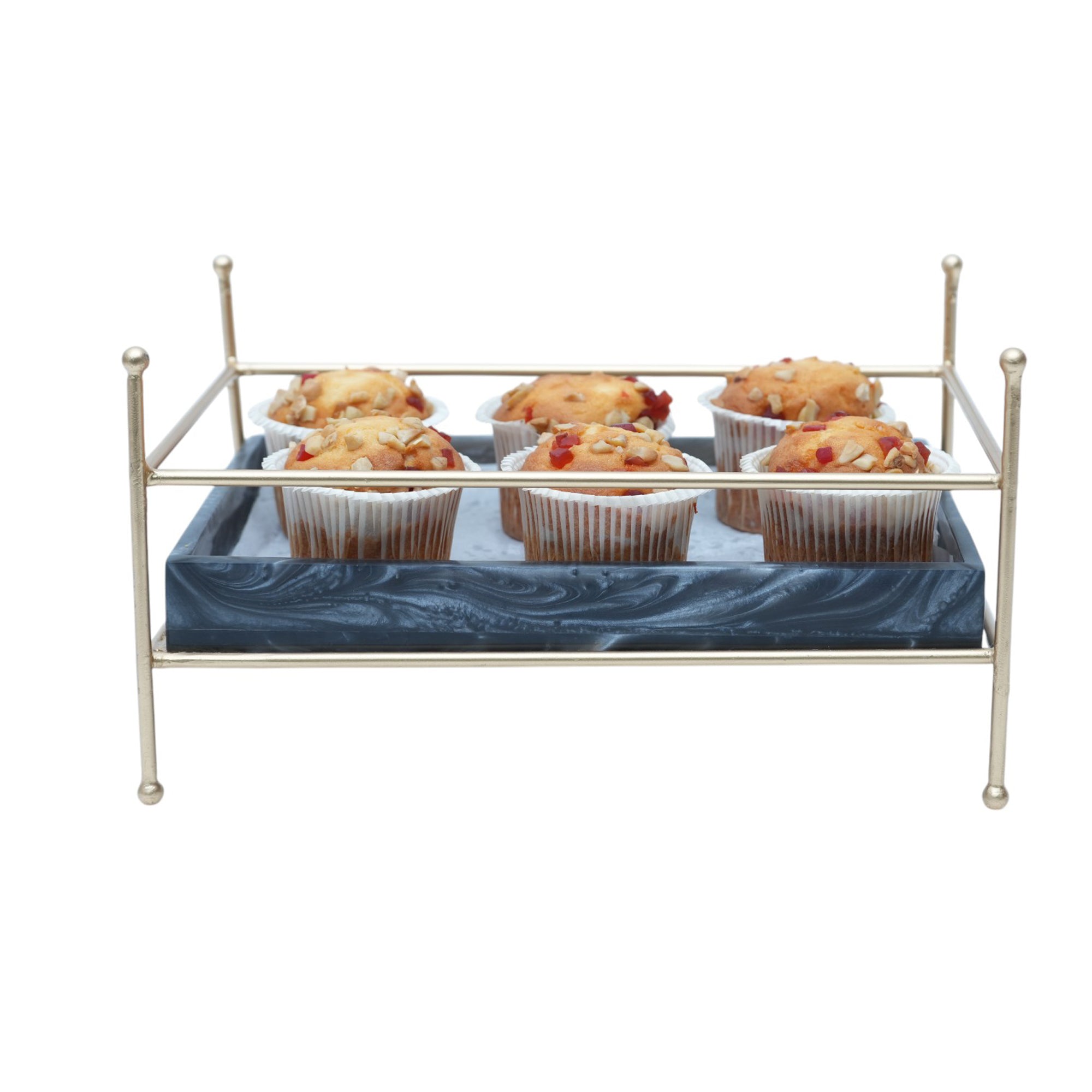 Stylish Metal Serving Food Platter