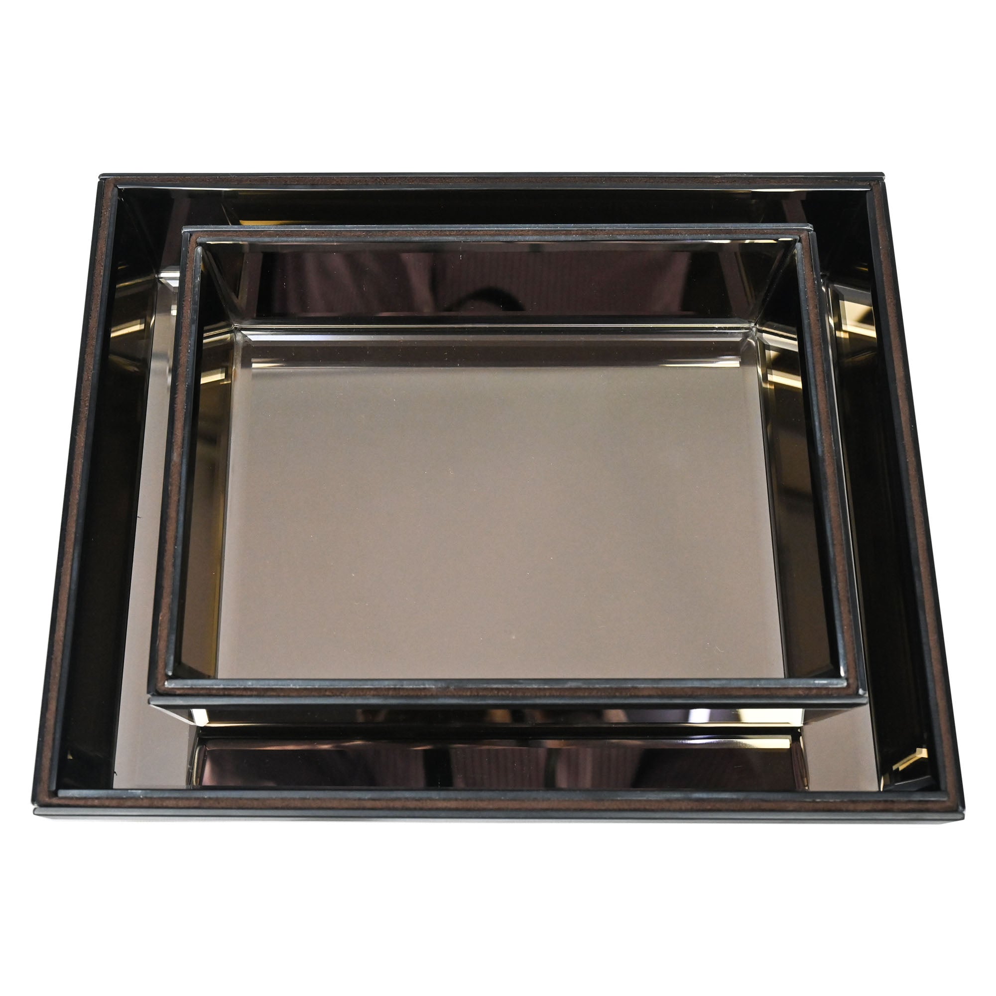 Luxury Brown Glass Tray