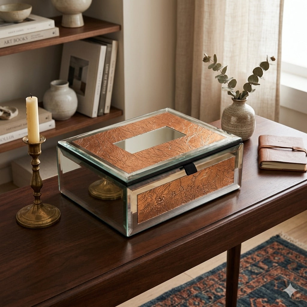 Designer Glass Jewellery Box