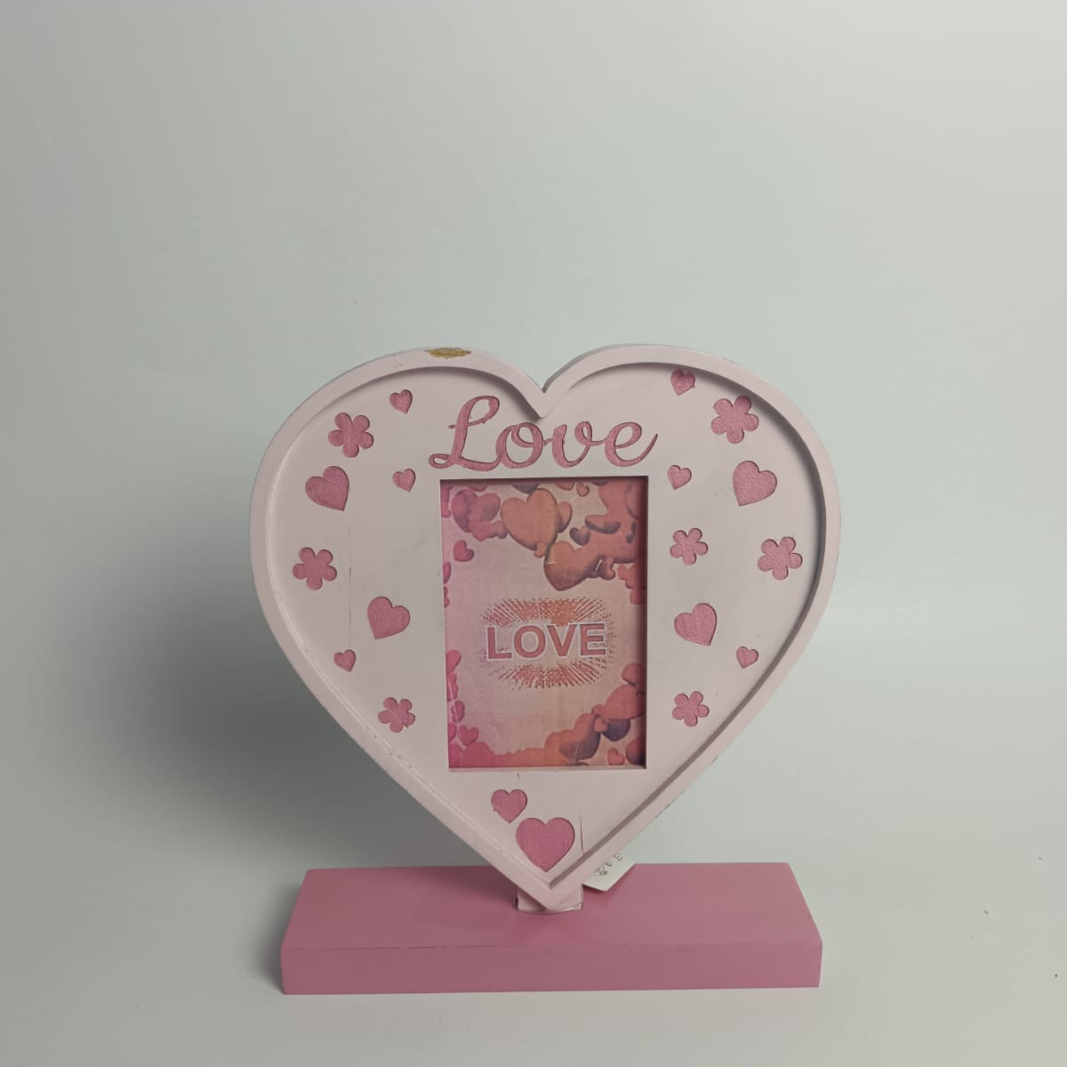 "Sweetheart Love" Freestanding Heart Photo Frame for Valentine