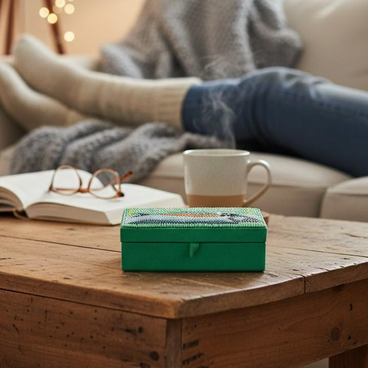 Whimsical Beaded Jewellery Box