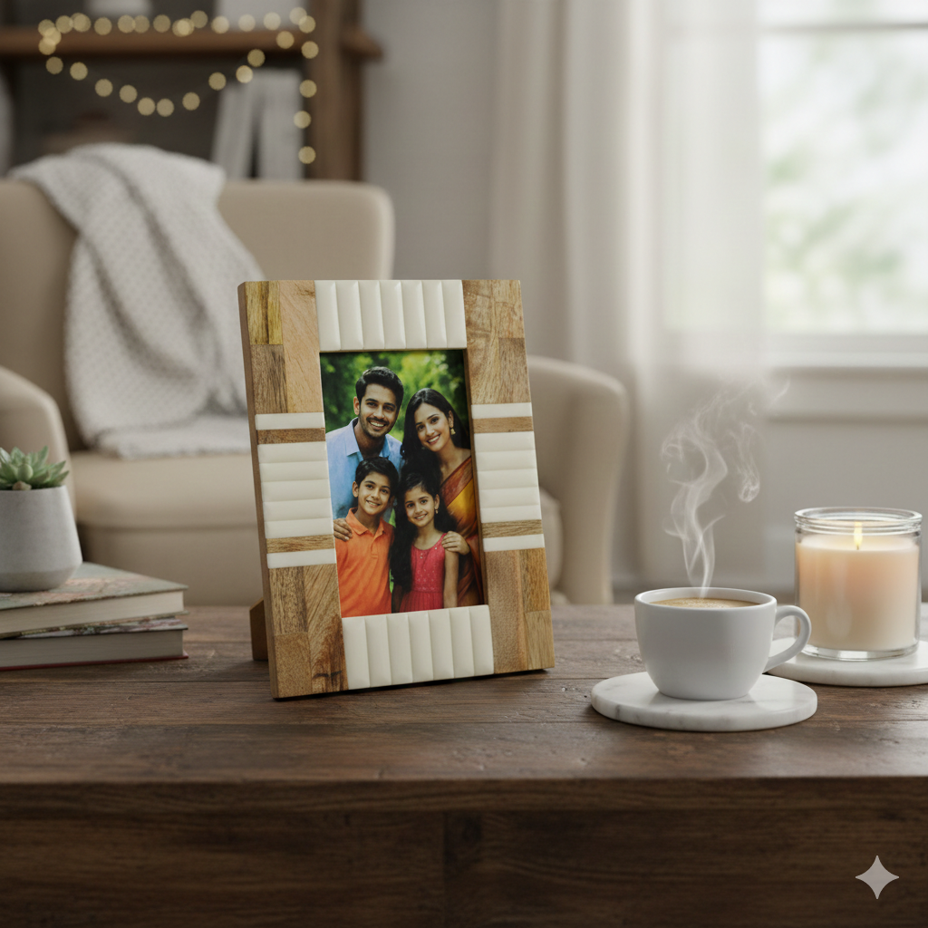 Vibrant Emerald Swirl Picture Frame