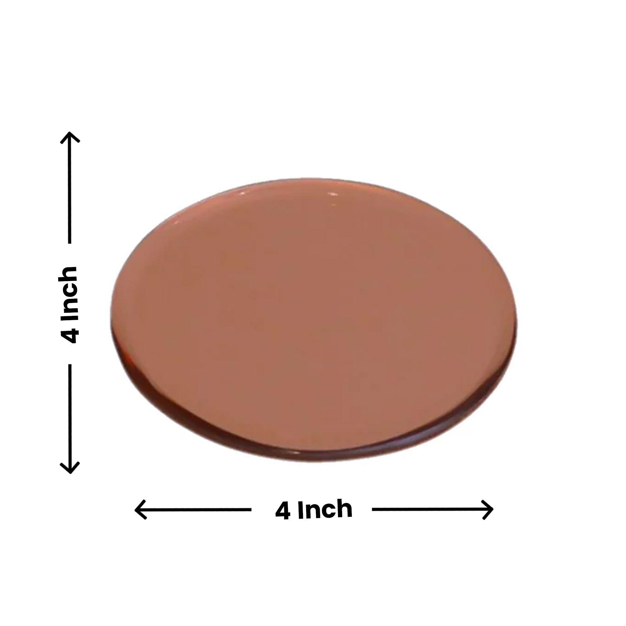 Rose Gold Glass coasters Set of Four