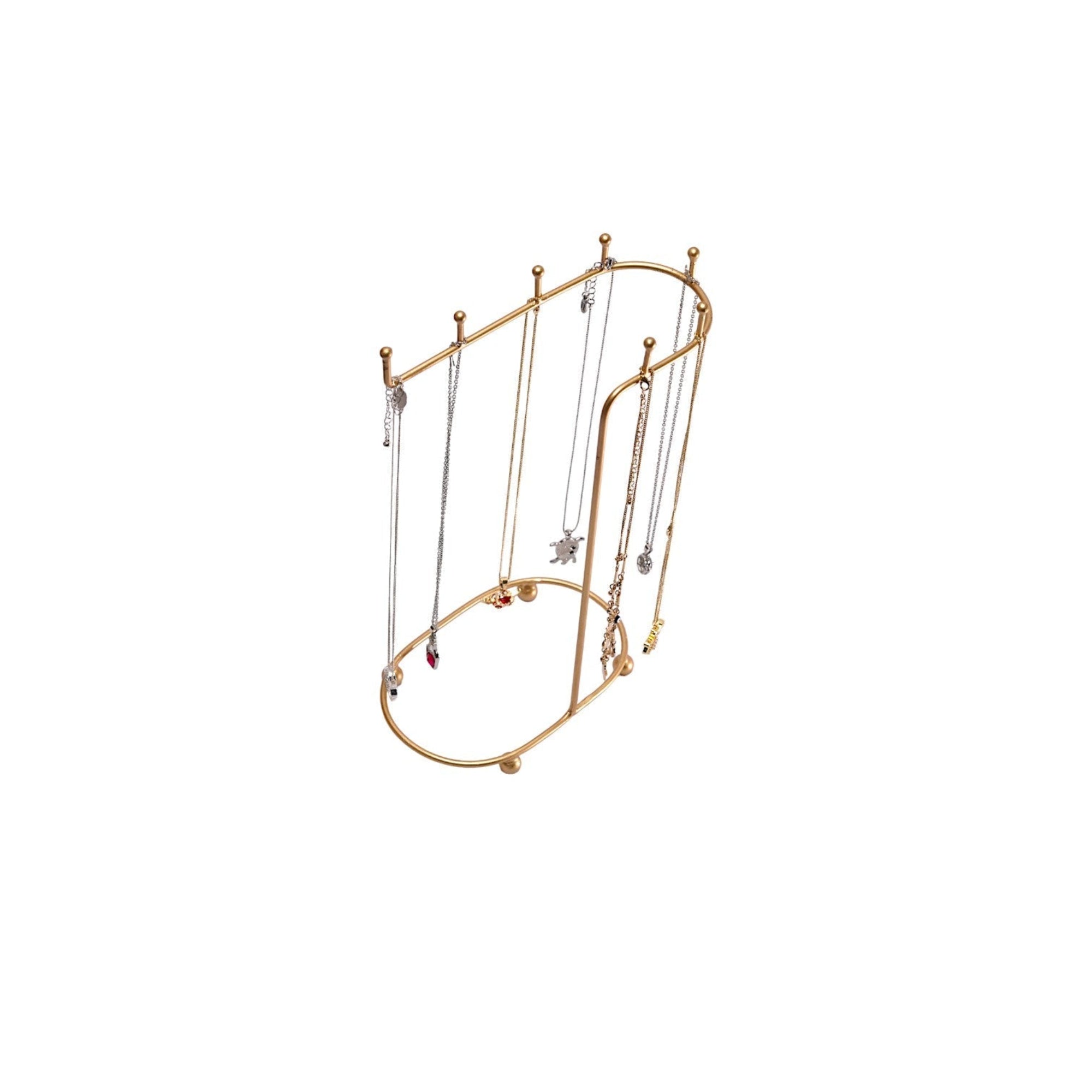 Golden Jewellery Stand