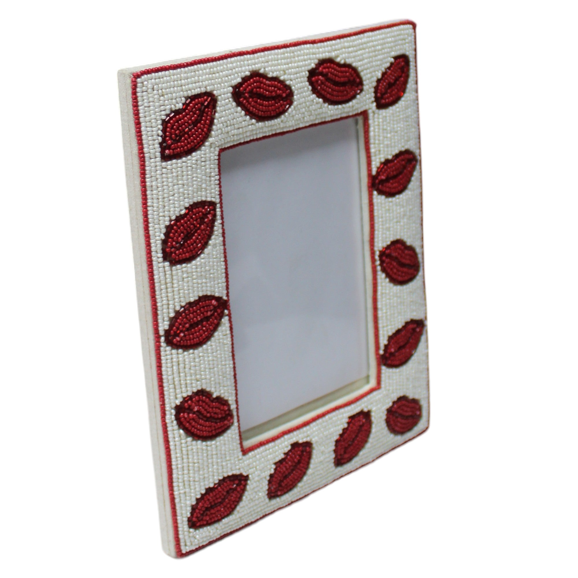  Kiss Me Beaded Picture Frame 