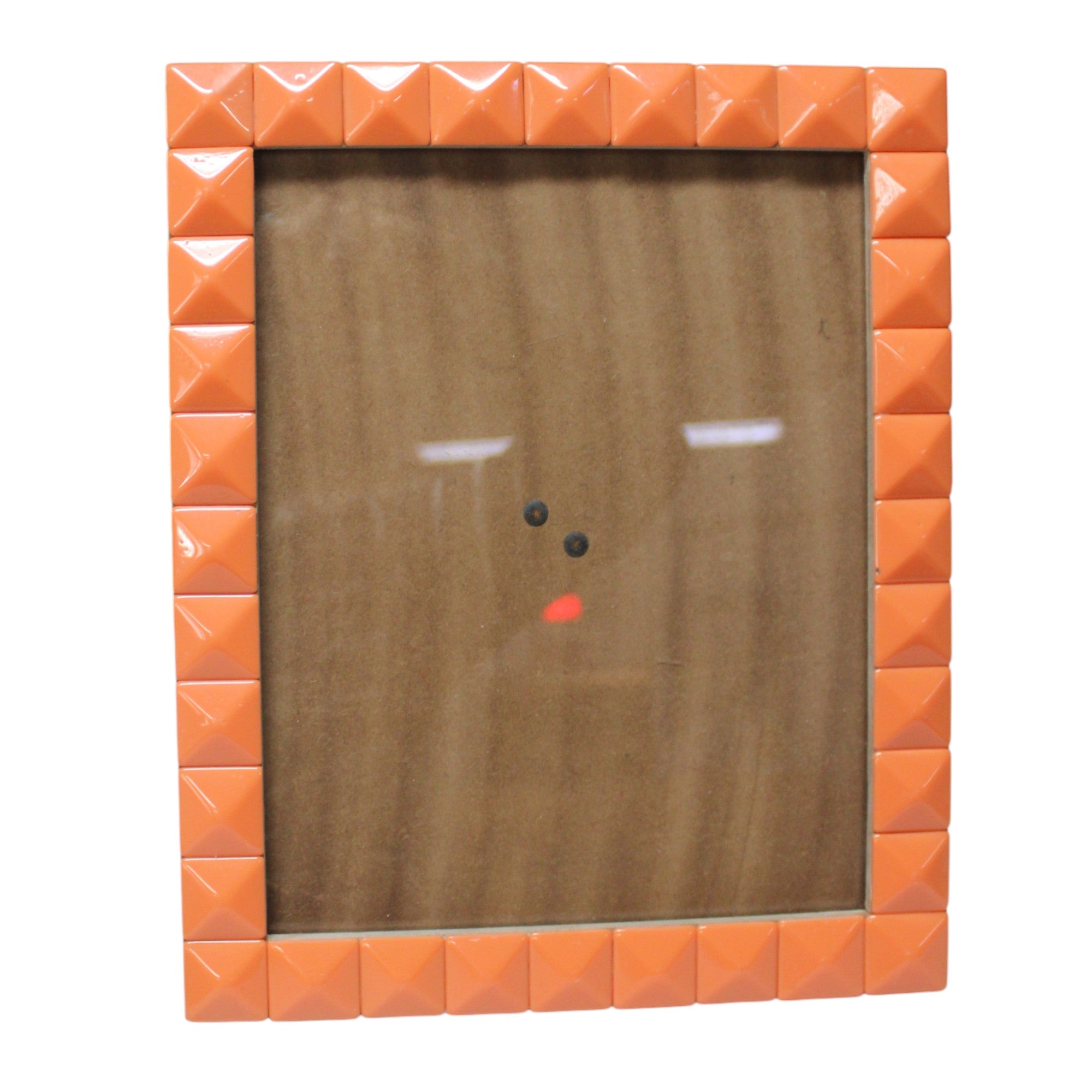 Vibrant Orange Studded Picture Frame
