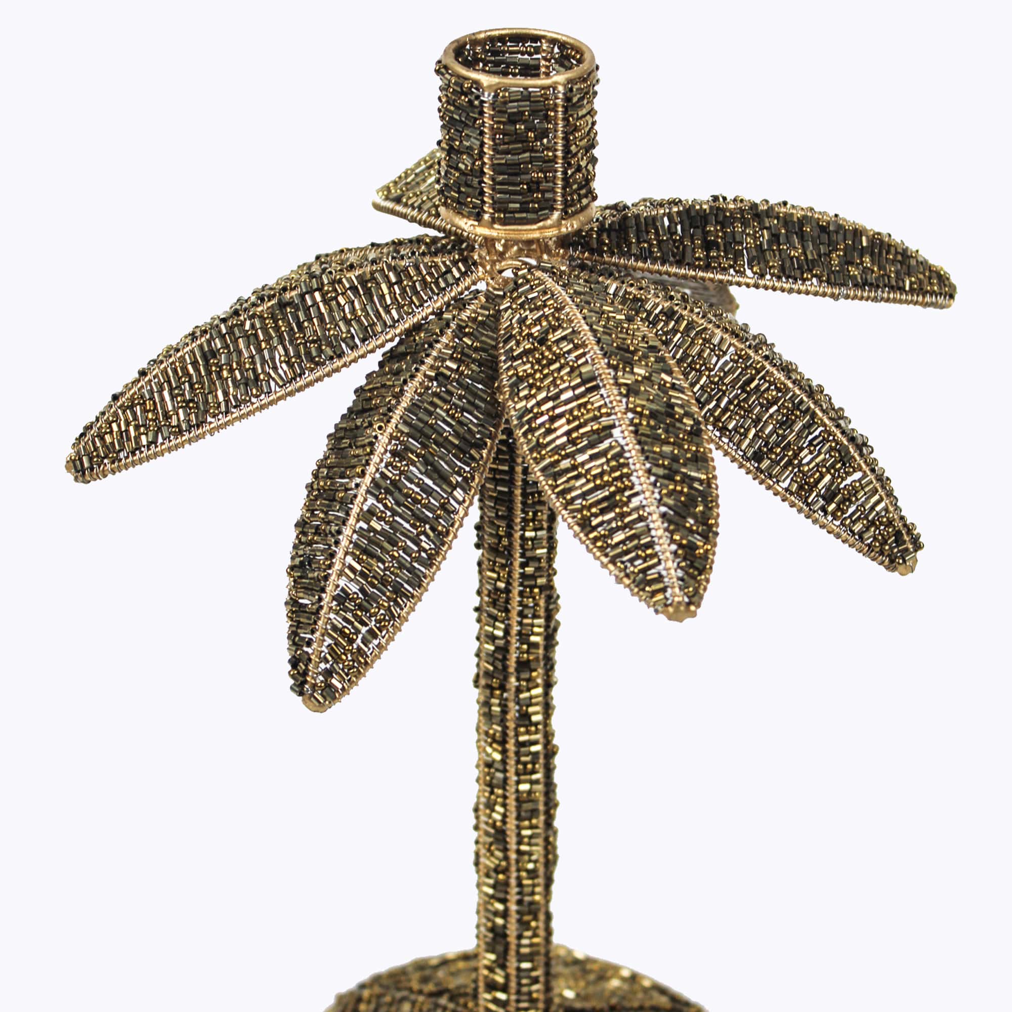 Palm Tree Candle Holder