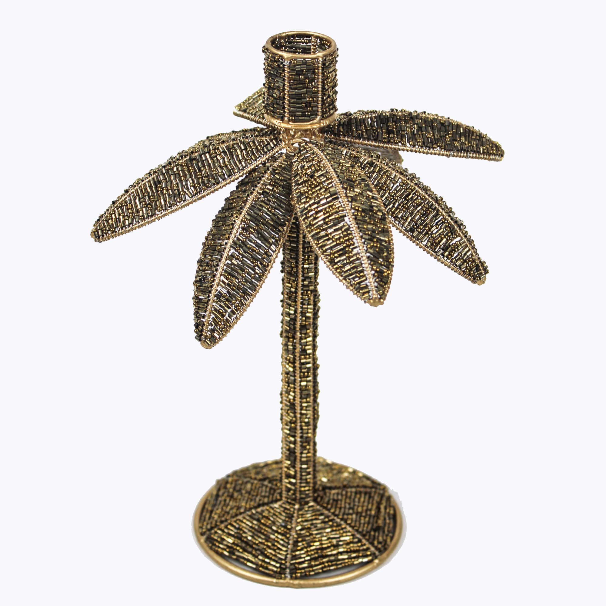 Palm Tree Candle Holder