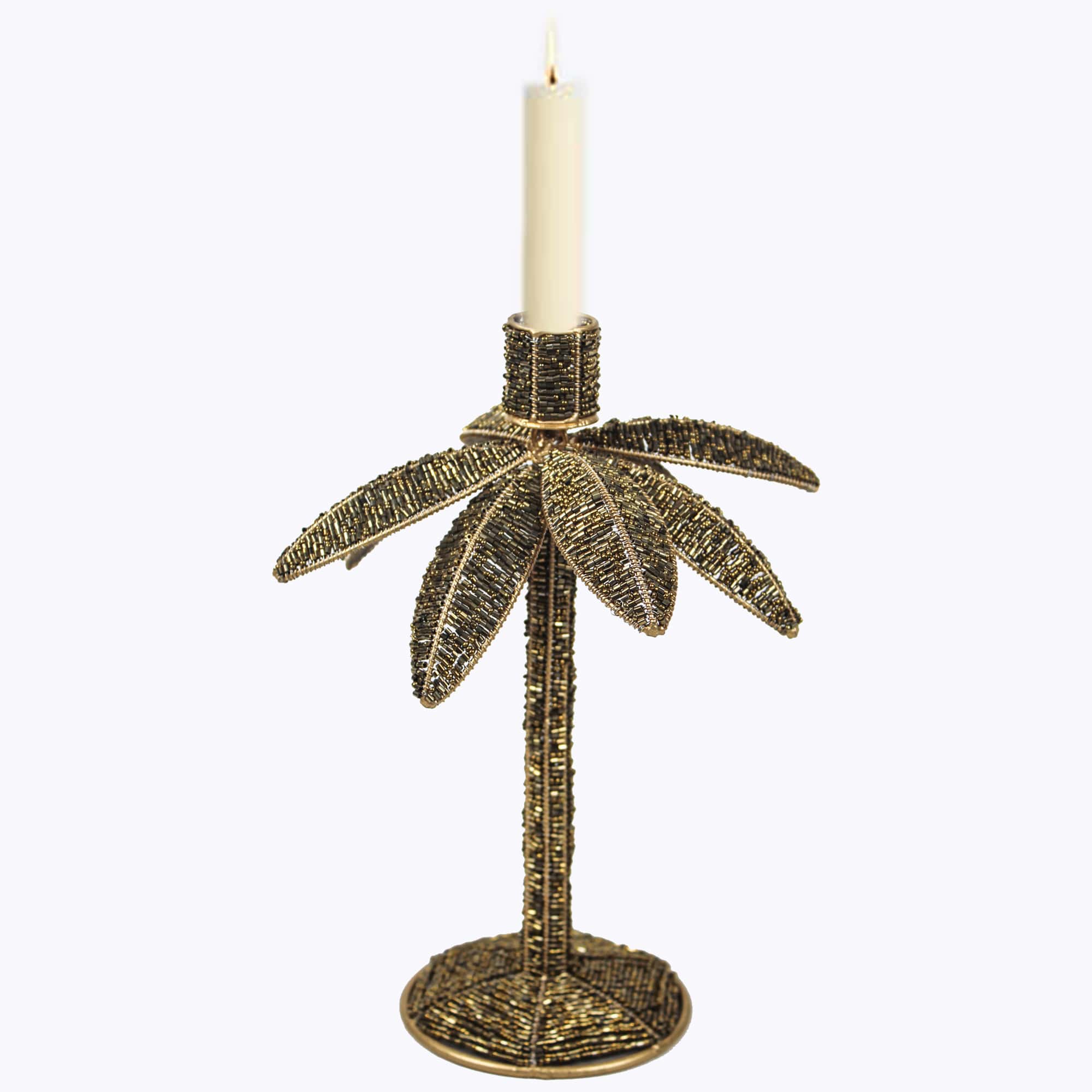 Palm Tree Candle Holder