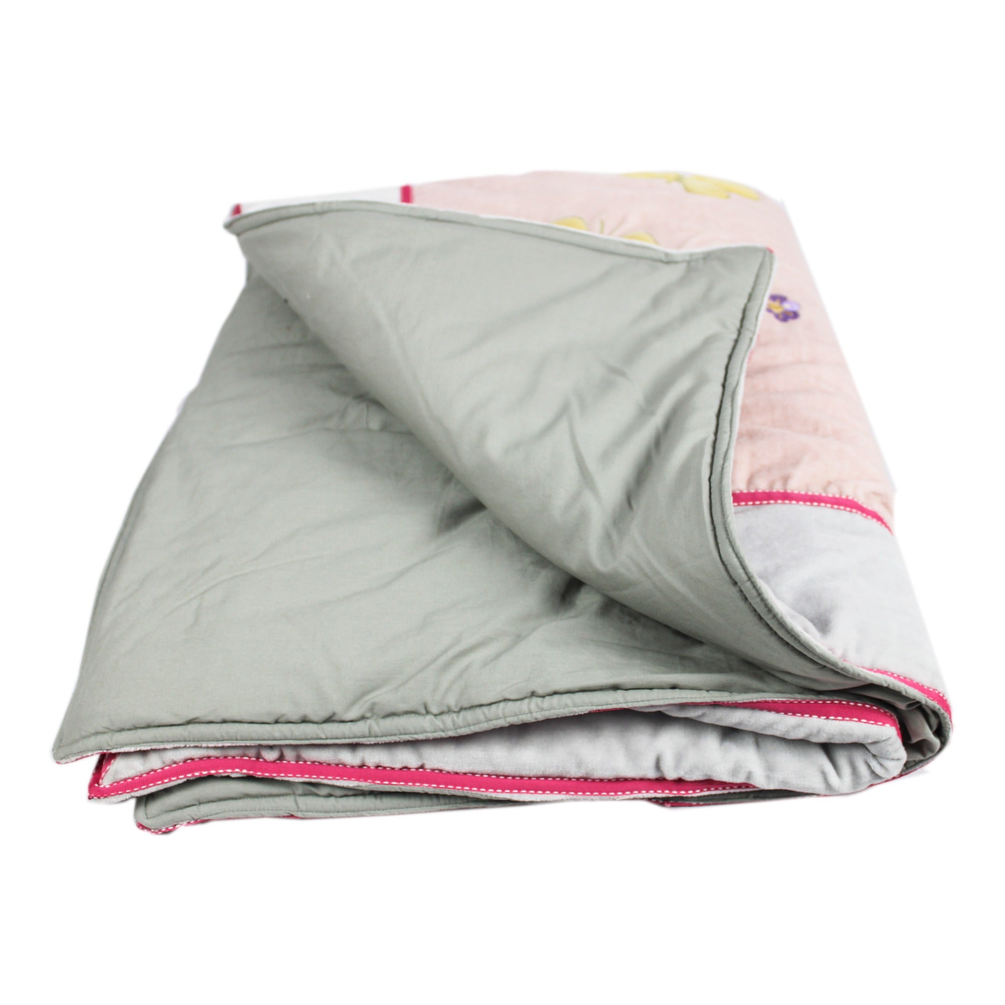 Butterfly Quilt With 2 Soft Pillows