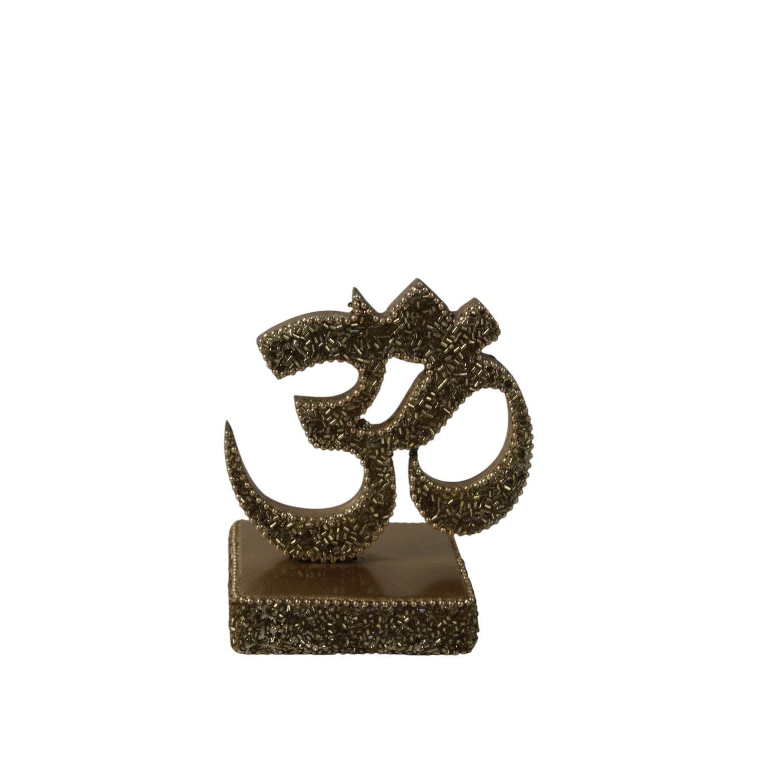 Handcrafted Om Symbol Decorative Showpiece for Home & Temple Décor