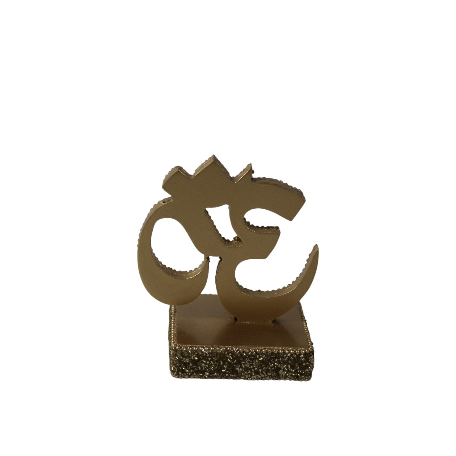 Handcrafted Om Symbol Decorative Showpiece for Home & Temple Décor