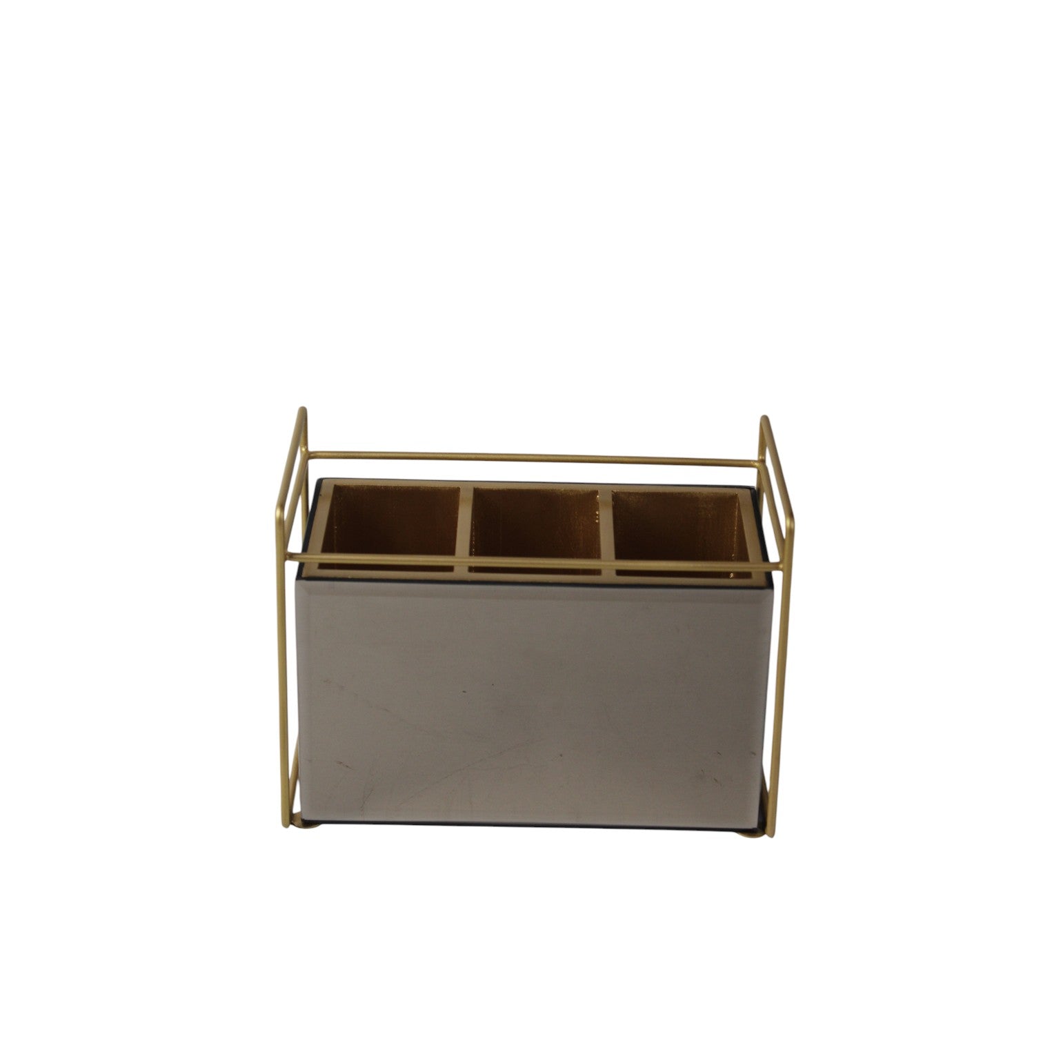 Modern Cutlery Holder – 3 Compartment Table Organizer