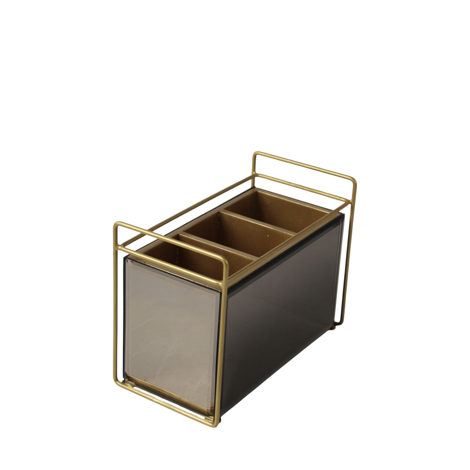 Modern Cutlery Holder – 3 Compartment Table Organizer