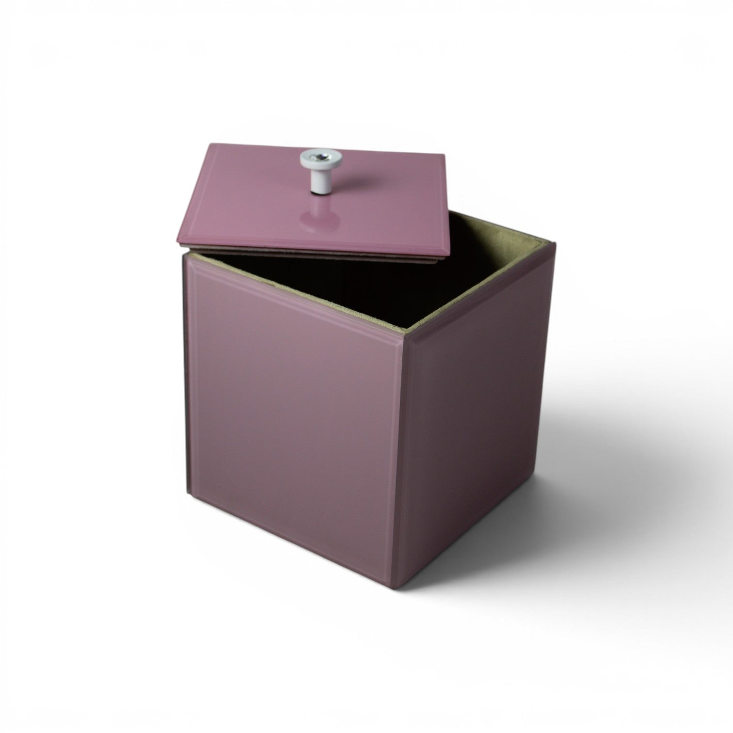 Luxury Blush Pink Decorative Bathroom Dustbin with Lid