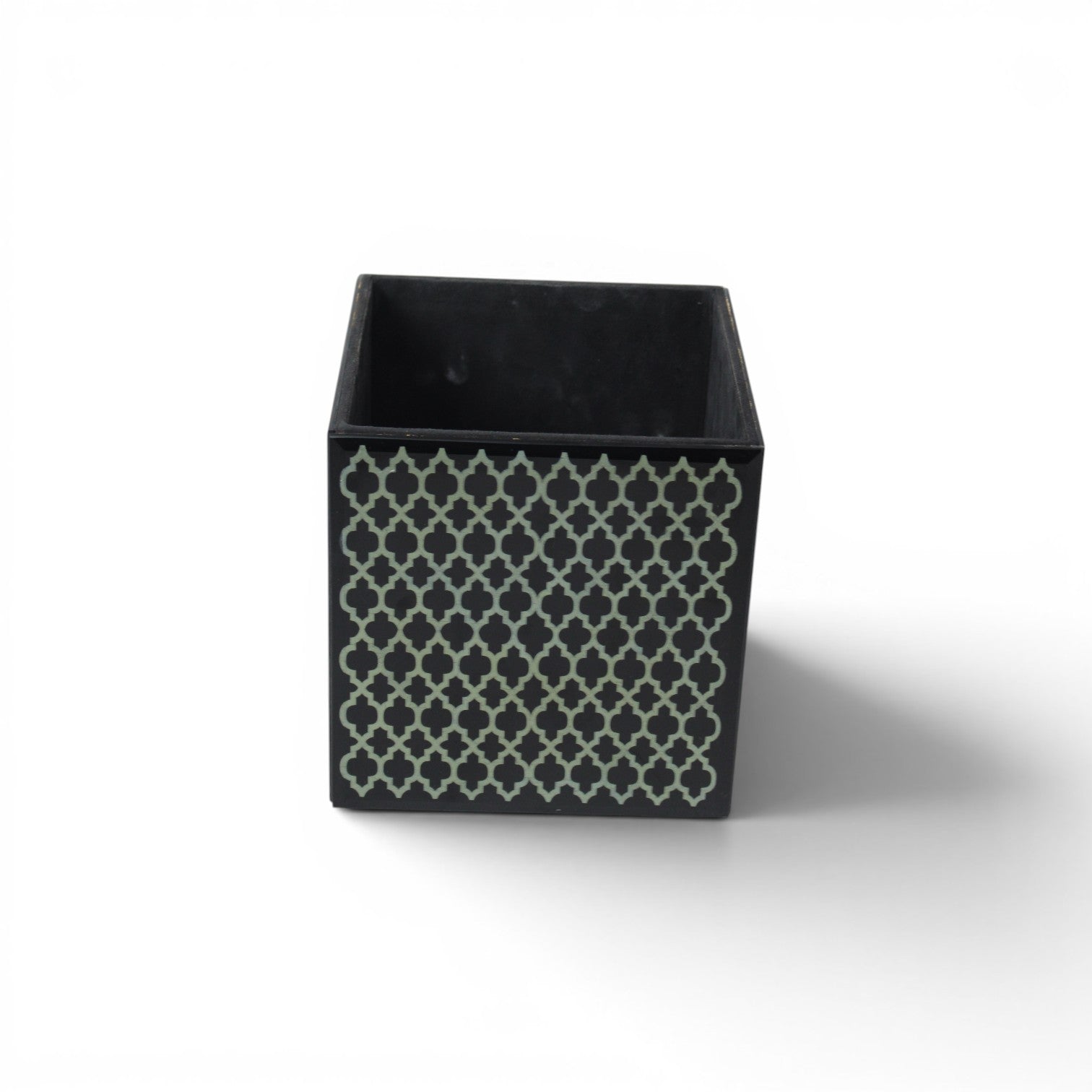 Luxury Black Decorative Bathroom Dustbin