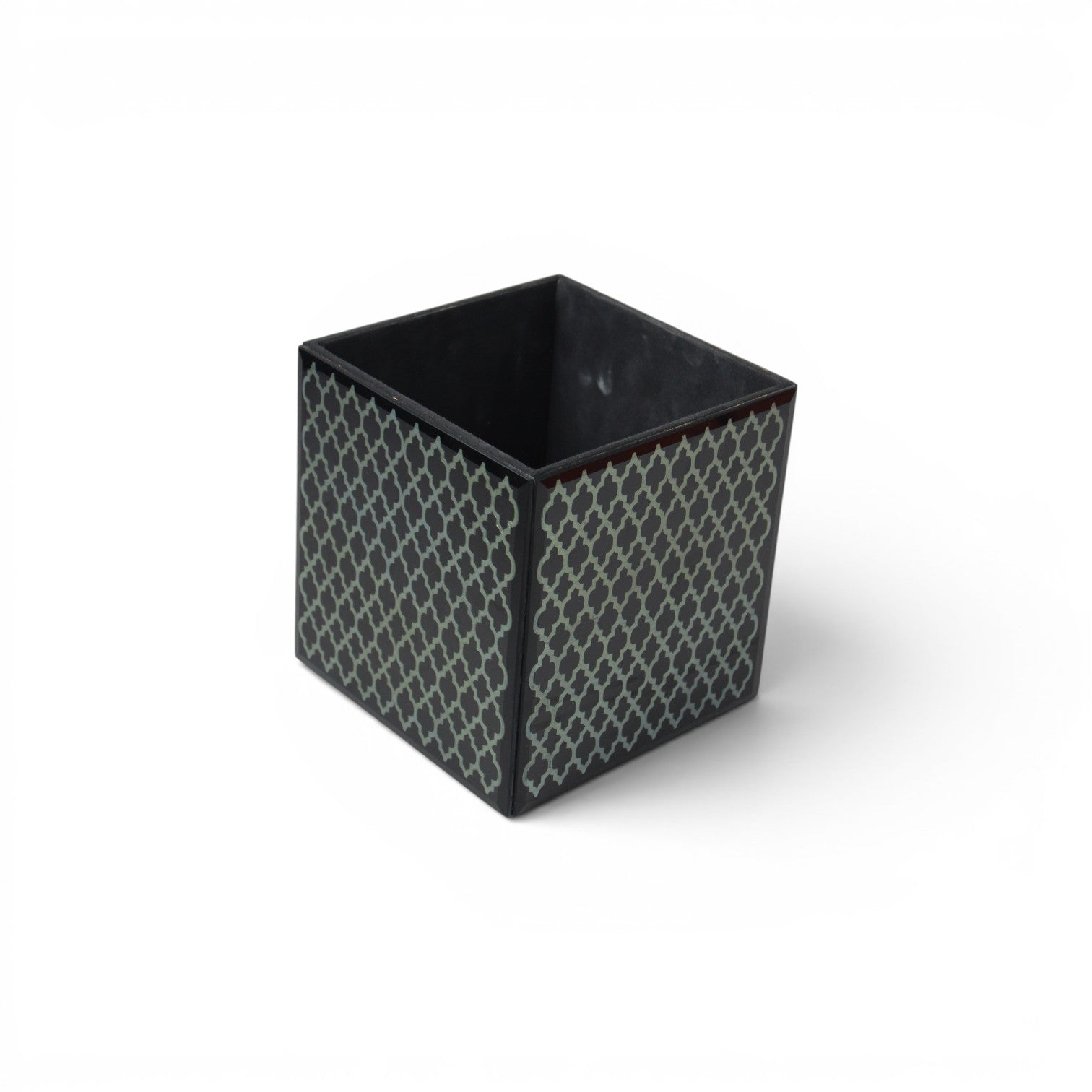 Luxury Black Decorative Bathroom Dustbin
