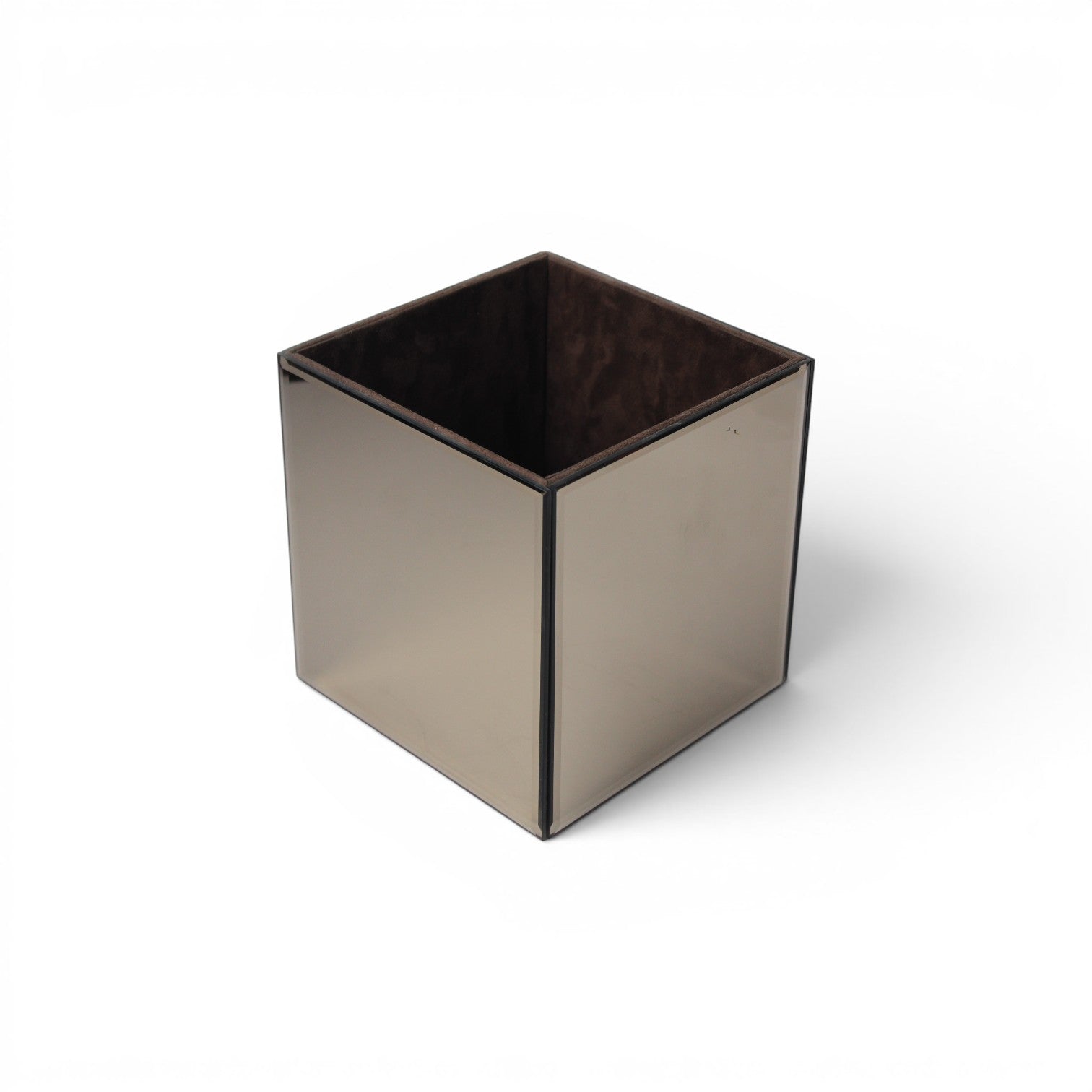 Luxury Mirrored Bathroom Dustbin/Planter