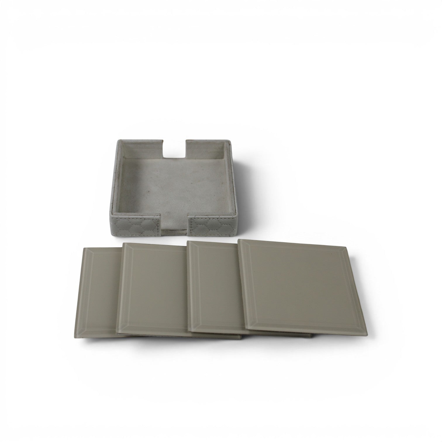 Premium Leatherette Corporate Set with Tissue Box, Pen Holder & Organizer Tray