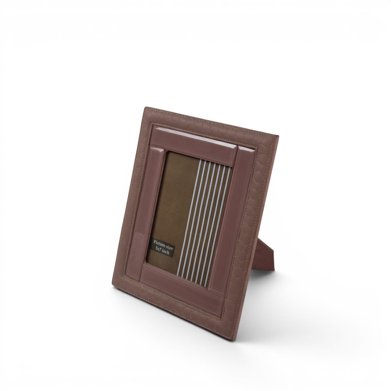 Premium Leatherette Photo Frame for Tabletop | 5x7 Inch Picture Frame