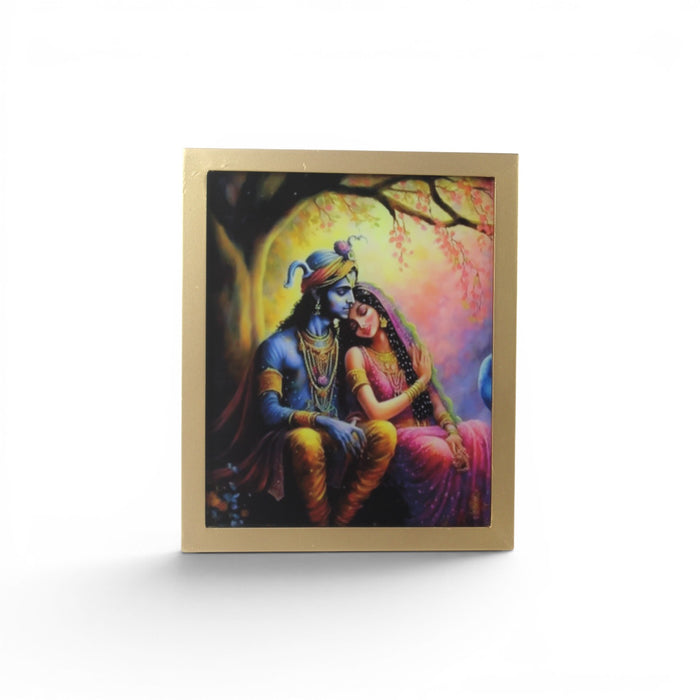 Premium Radha Krishna Devotional Wall Decor for Home & Pooja Room