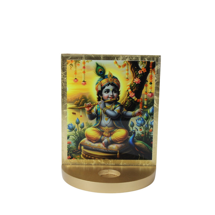 Lord Kanha Tabletop with T-light for Janmashtami
