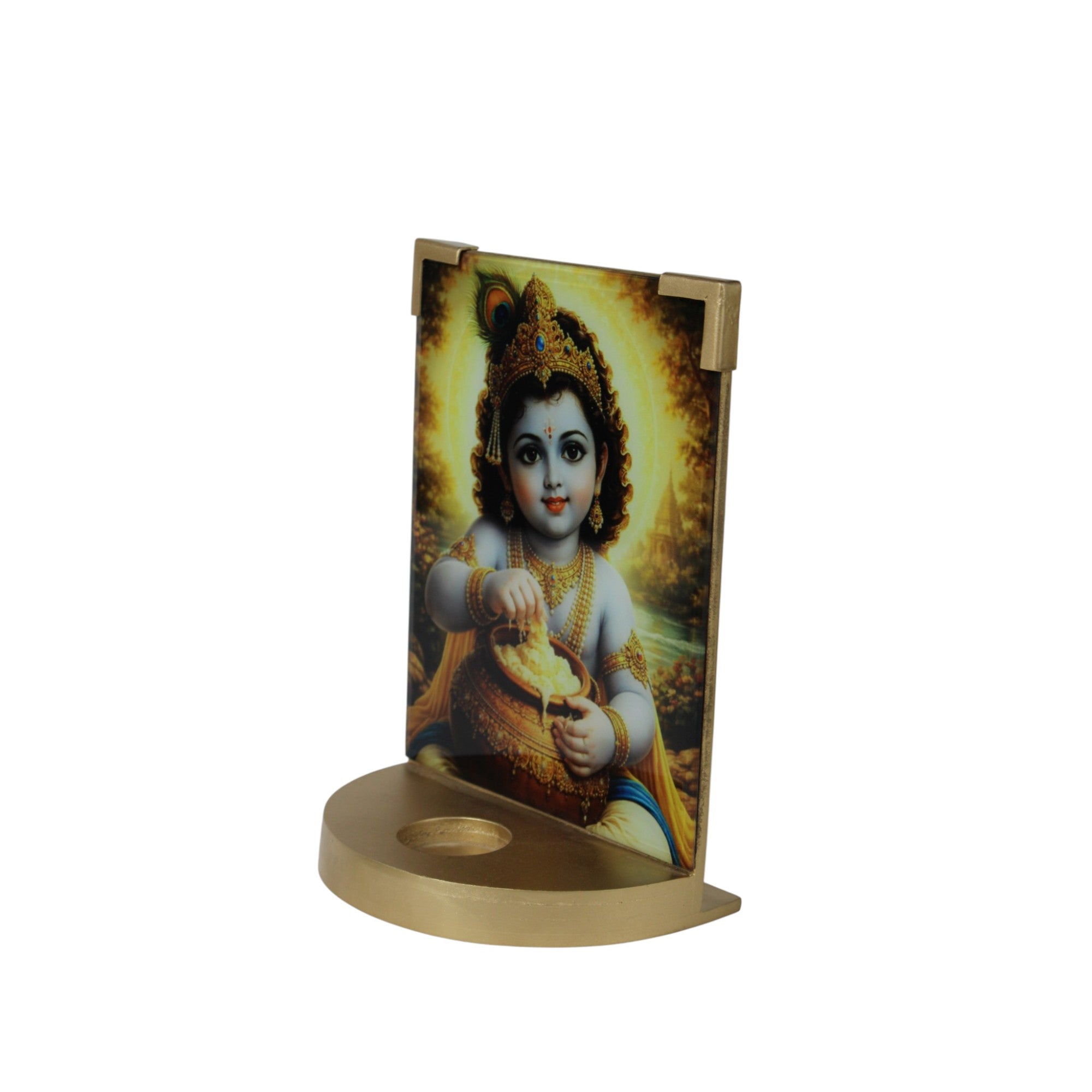 Lord Kanha Tabletop with T-light for Janmashtami