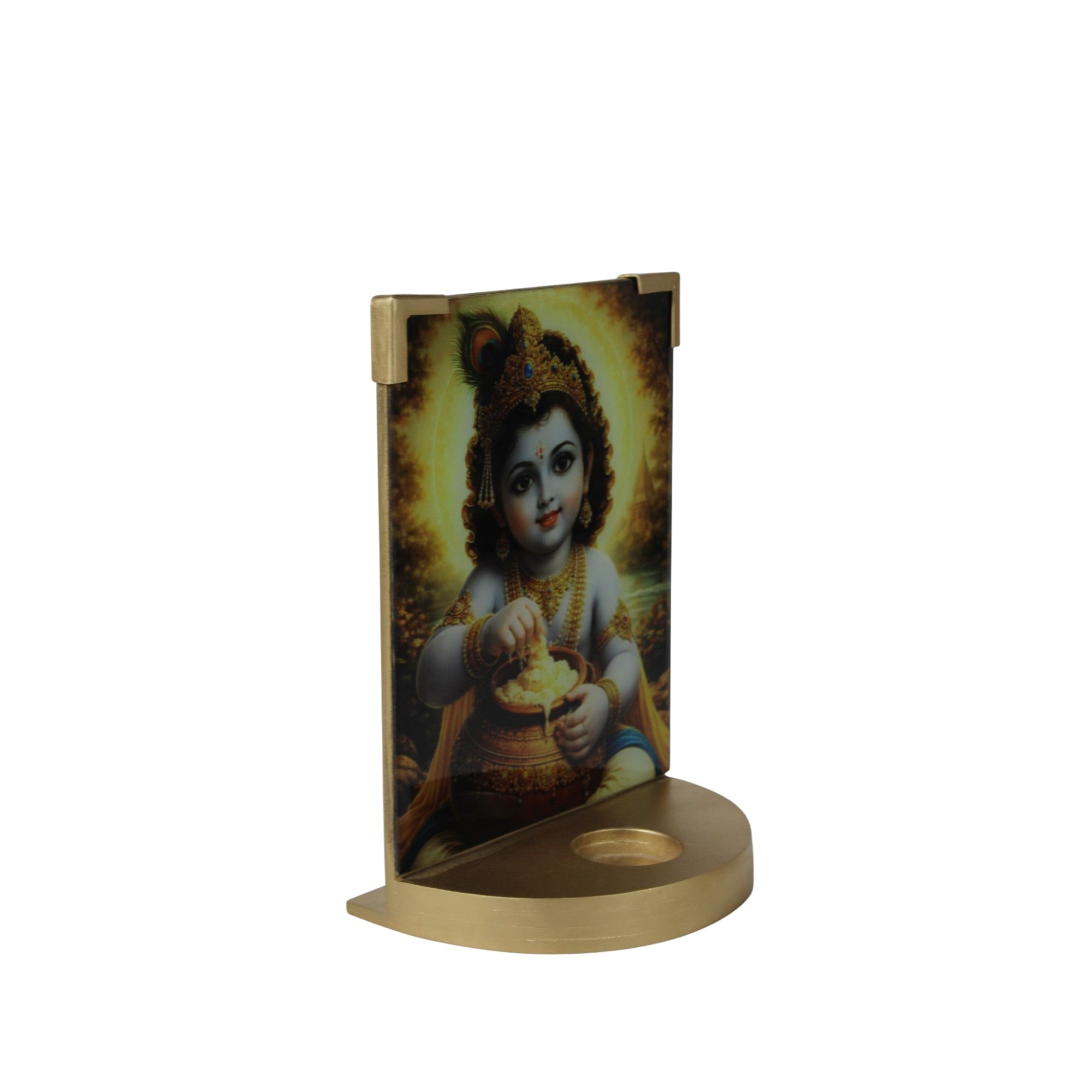 Lord Kanha Tabletop with T-light for Janmashtami