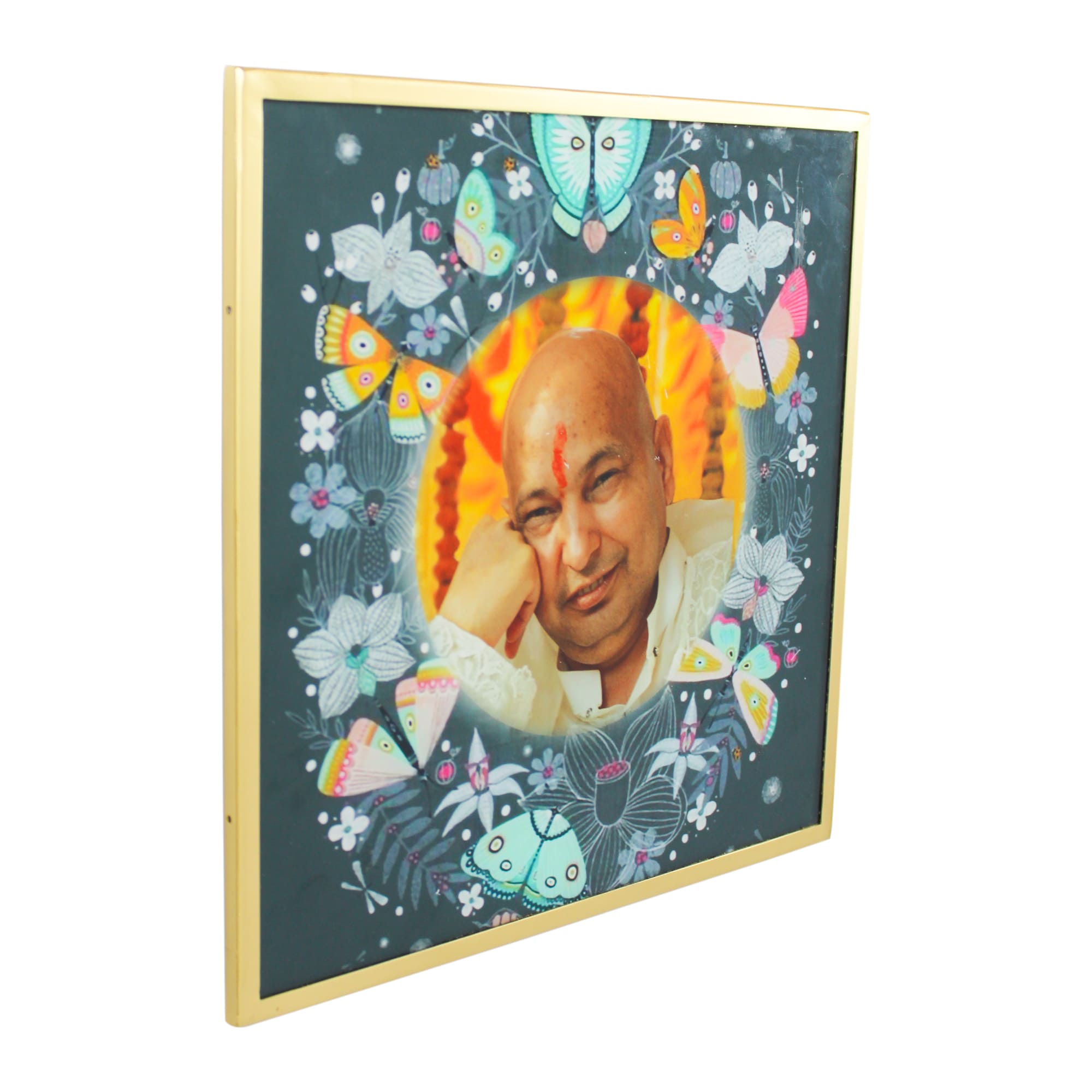 Designer Glass Guruji Wall Decor-TH-4810