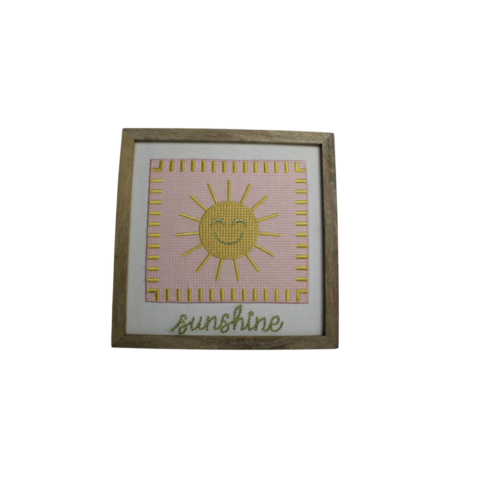 Embroidered Sunshine Room Wall Decor