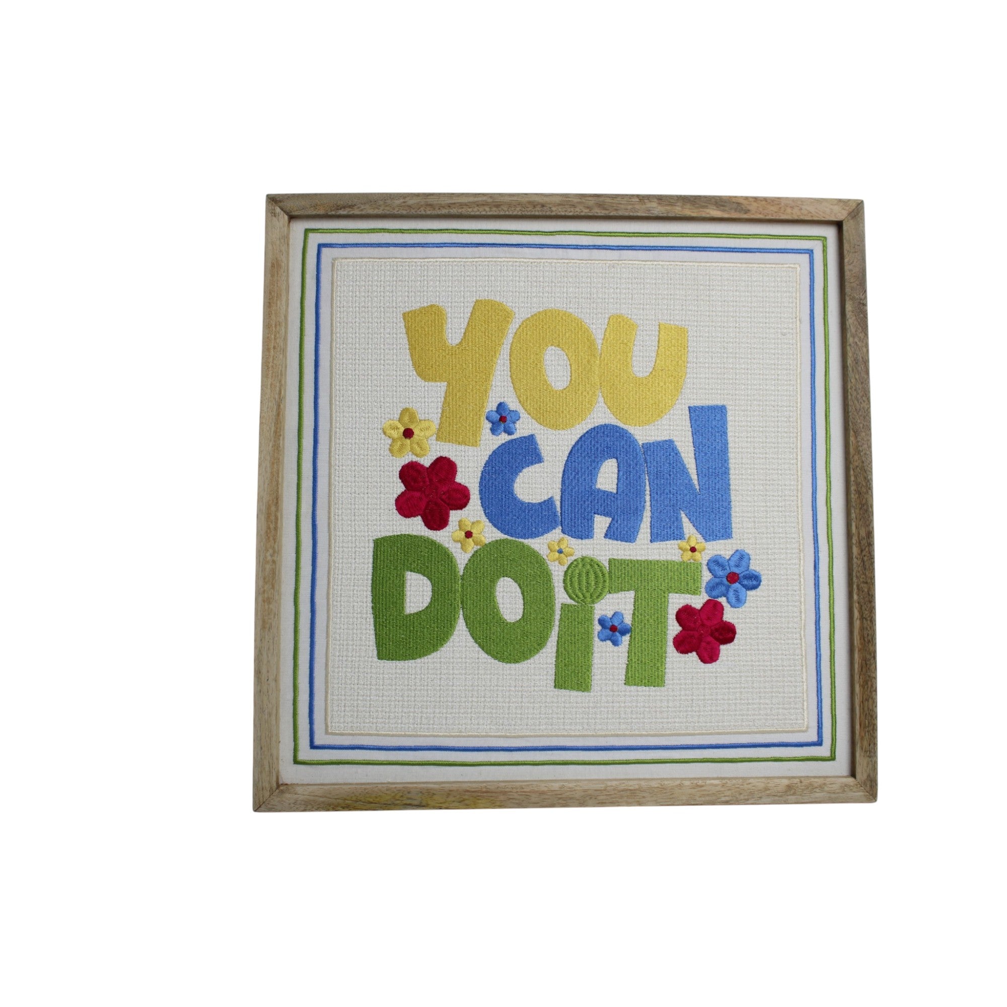  Embroidered You Can Do IT Room Wall Decor 