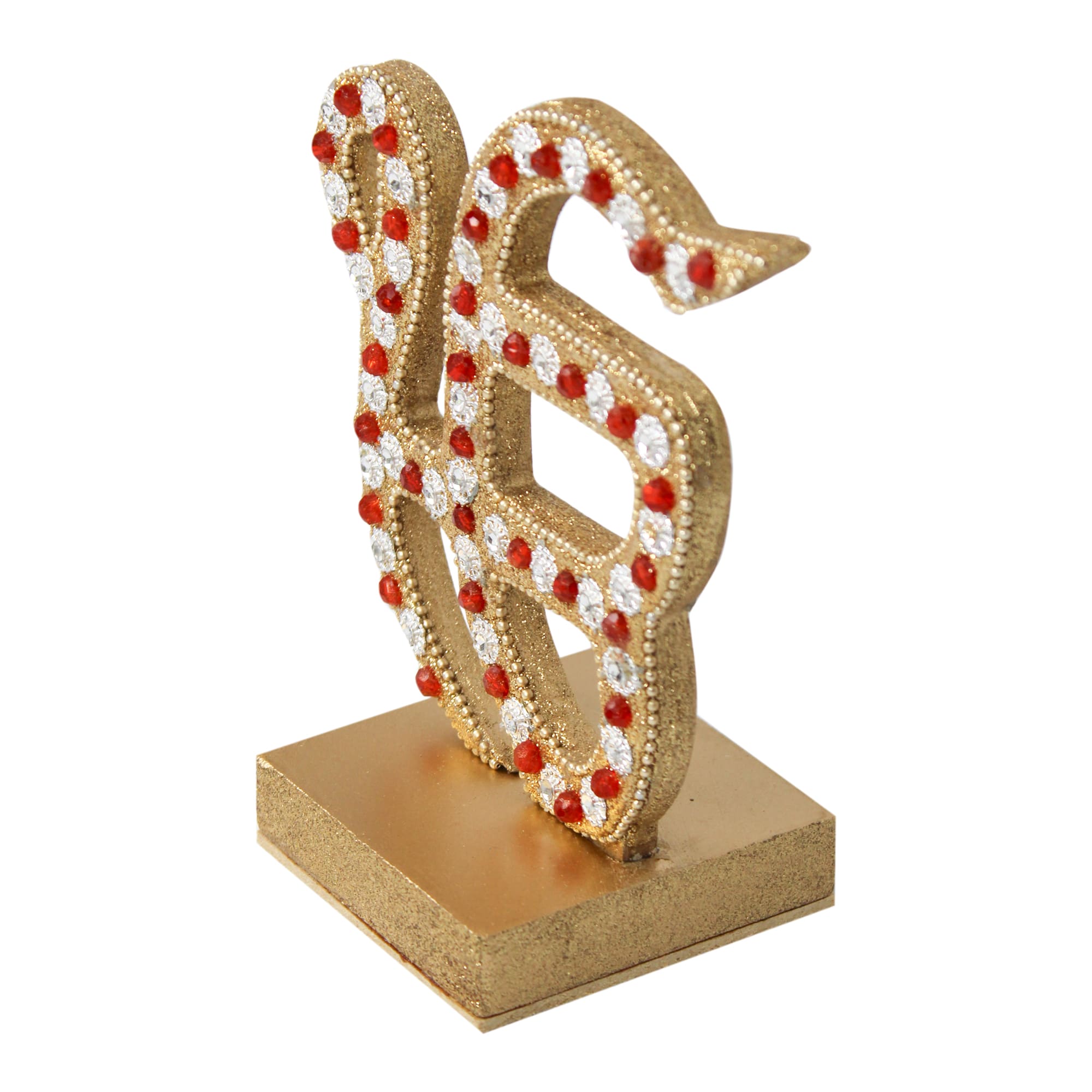 Decorative "Om & Omkara" Beaded, Religious Table Décor-TH-4820