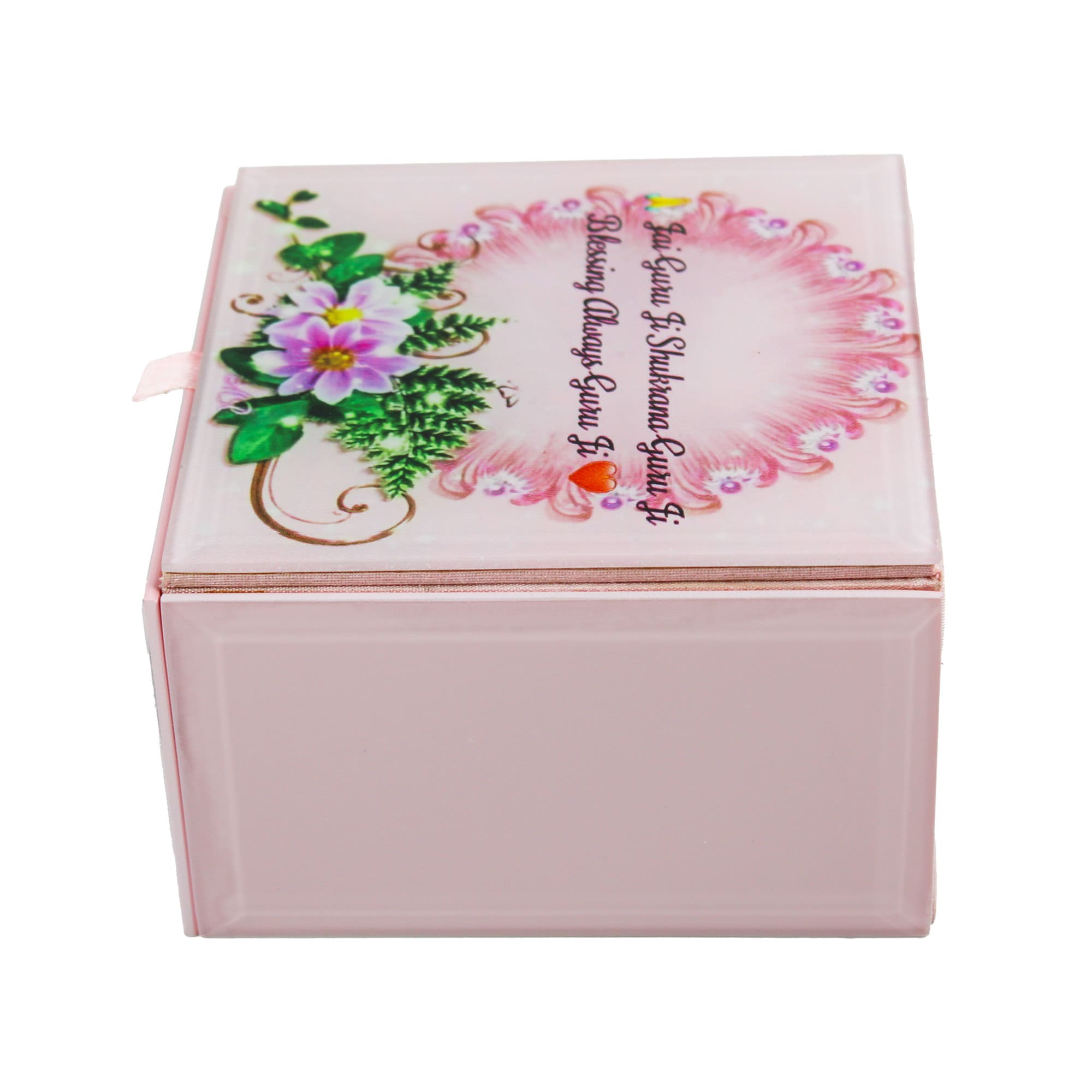 Guruji Blessings Pink Box for Pooja & Prasad-TH-4841