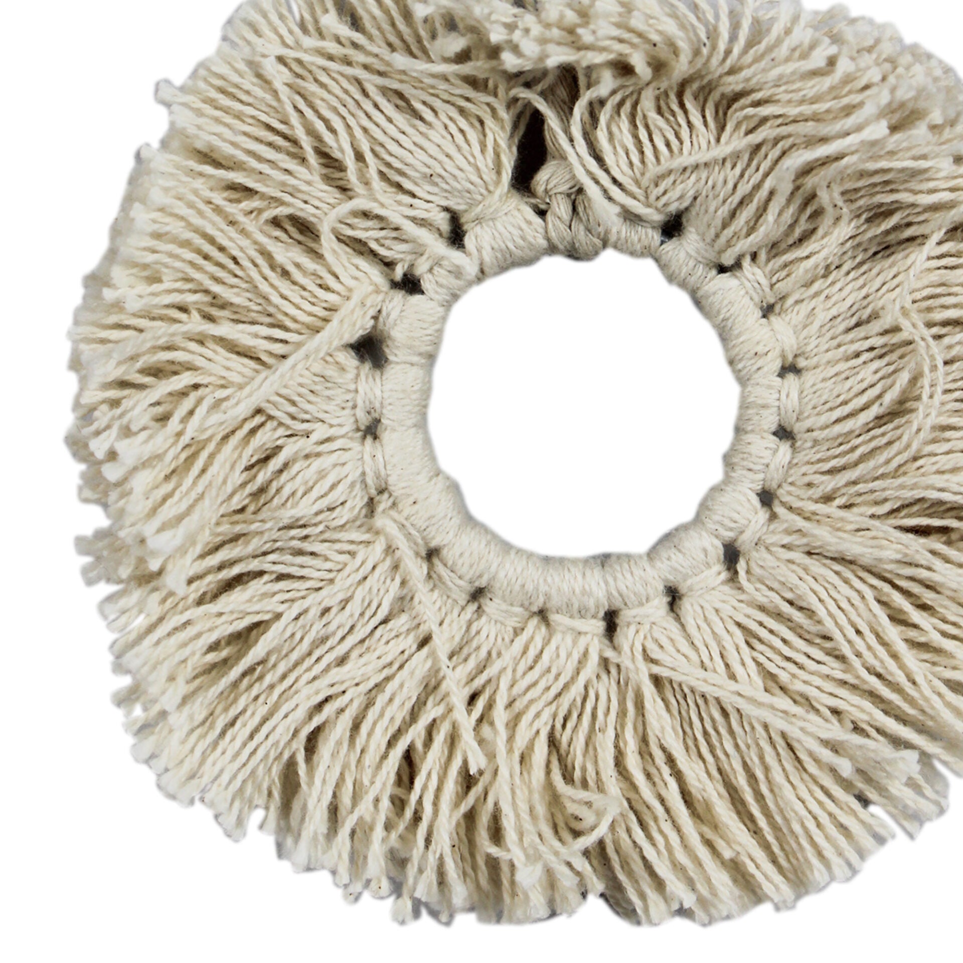 Set of 6 Thread Chakri Designed Christmas Tree Hanging Ornaments