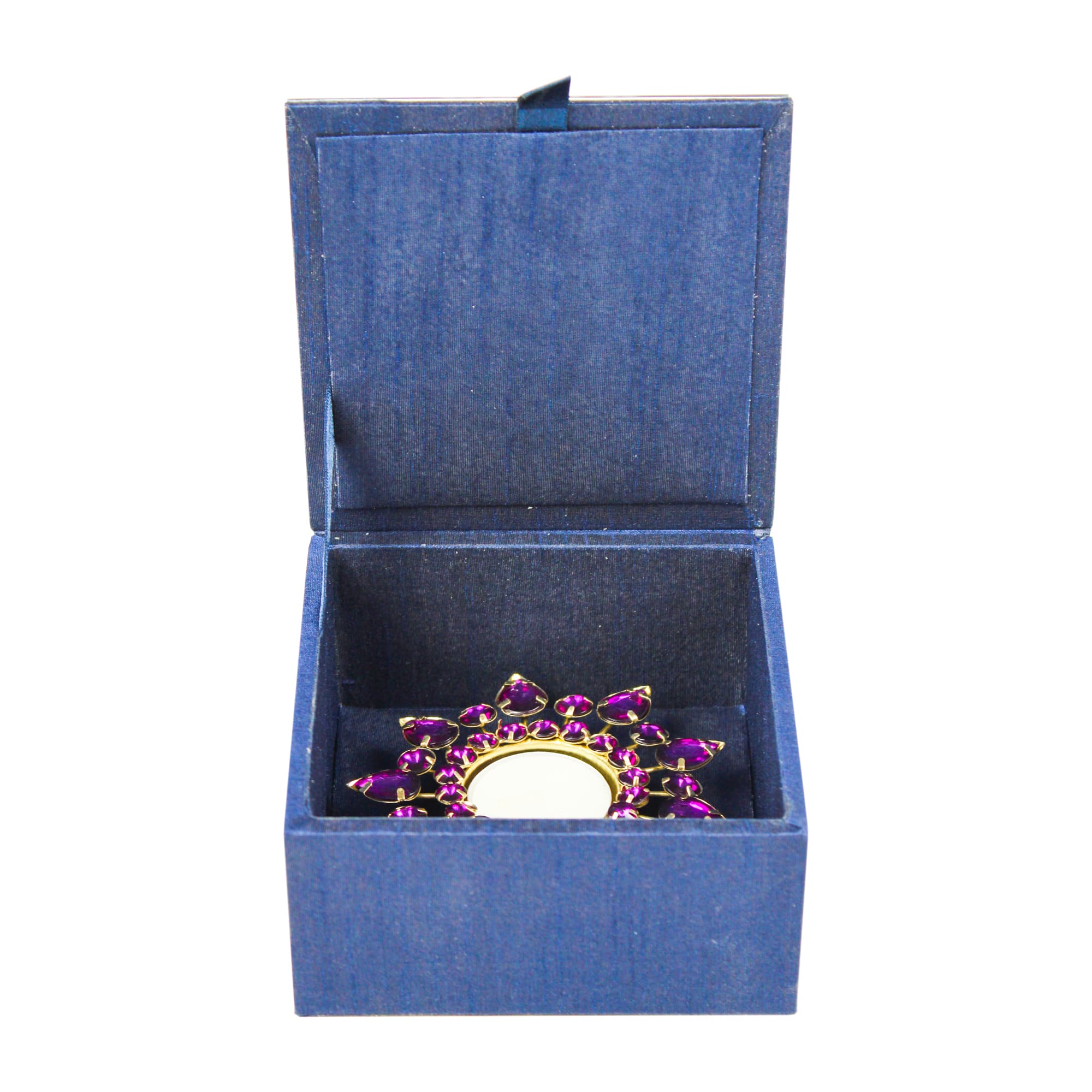 Guruji Blessings Blue Box for Pooja & Prasad - TH-4819
