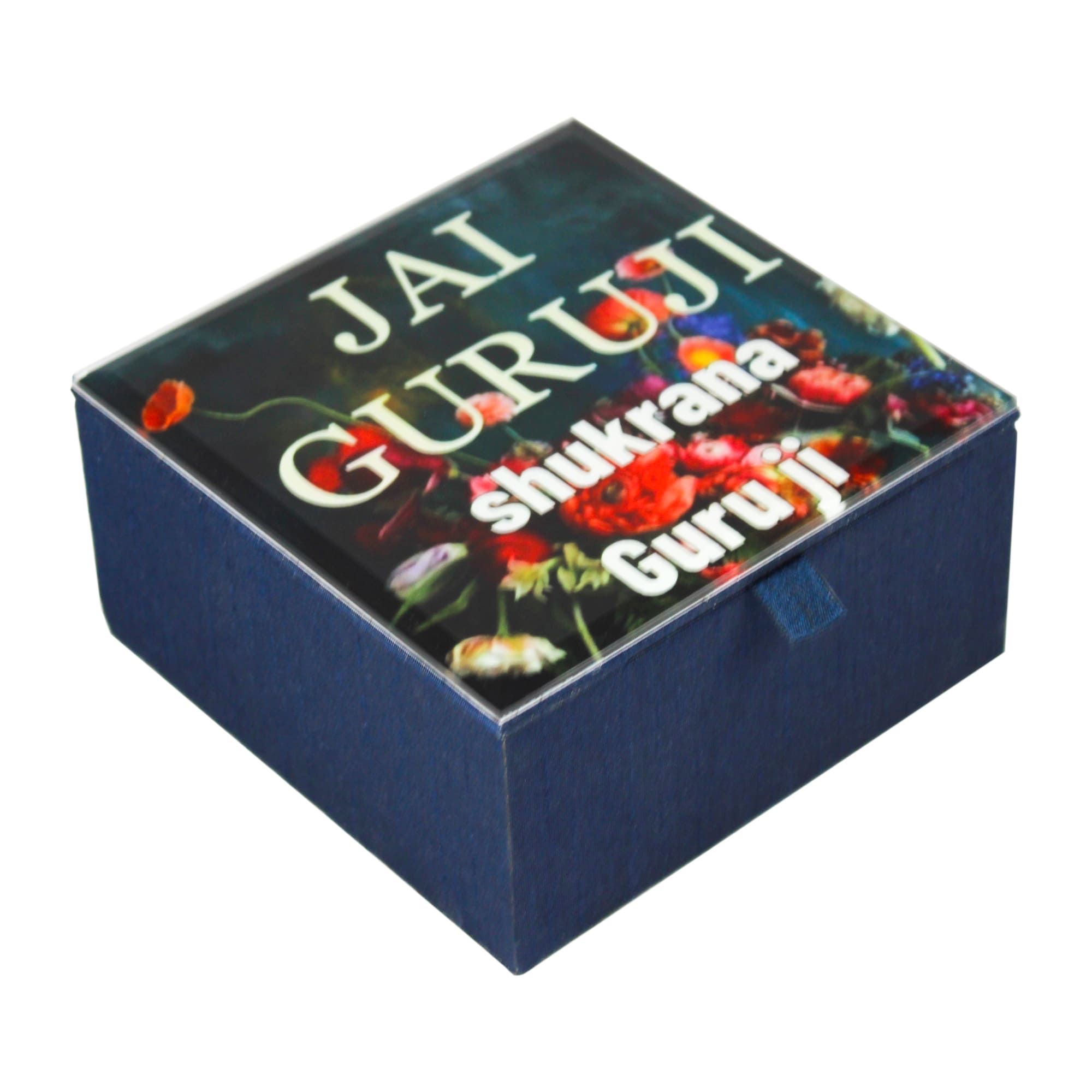 Guruji Blessings Blue Box for Pooja & Prasad - TH-4819