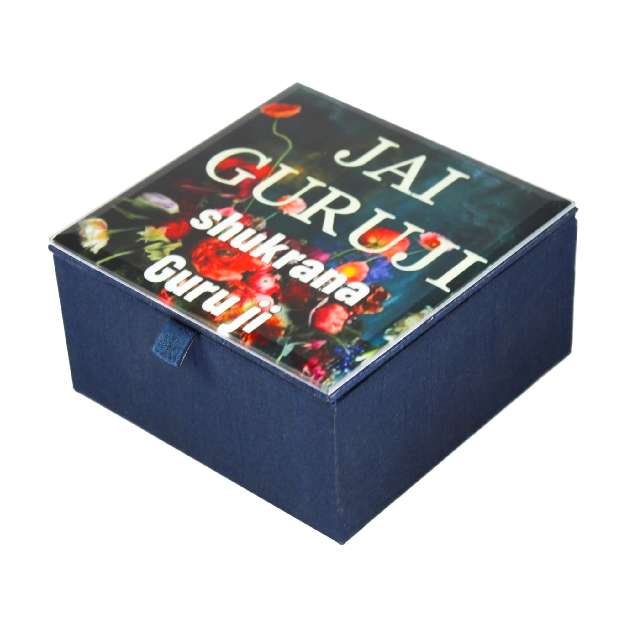 Guruji Blessings Blue Box for Pooja & Prasad - TH-4819