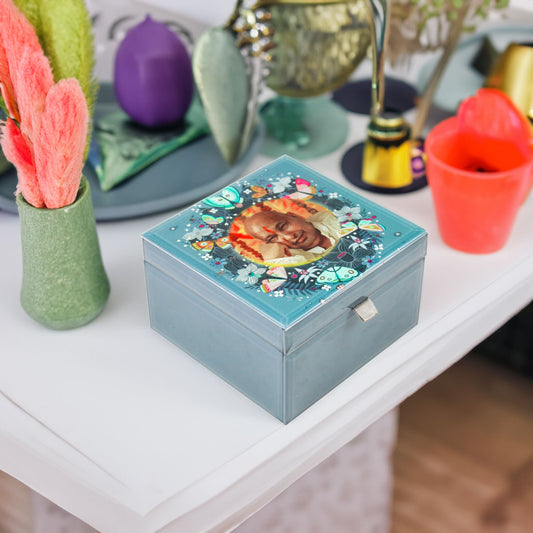 Jai Guruji Turquoise Blue Box